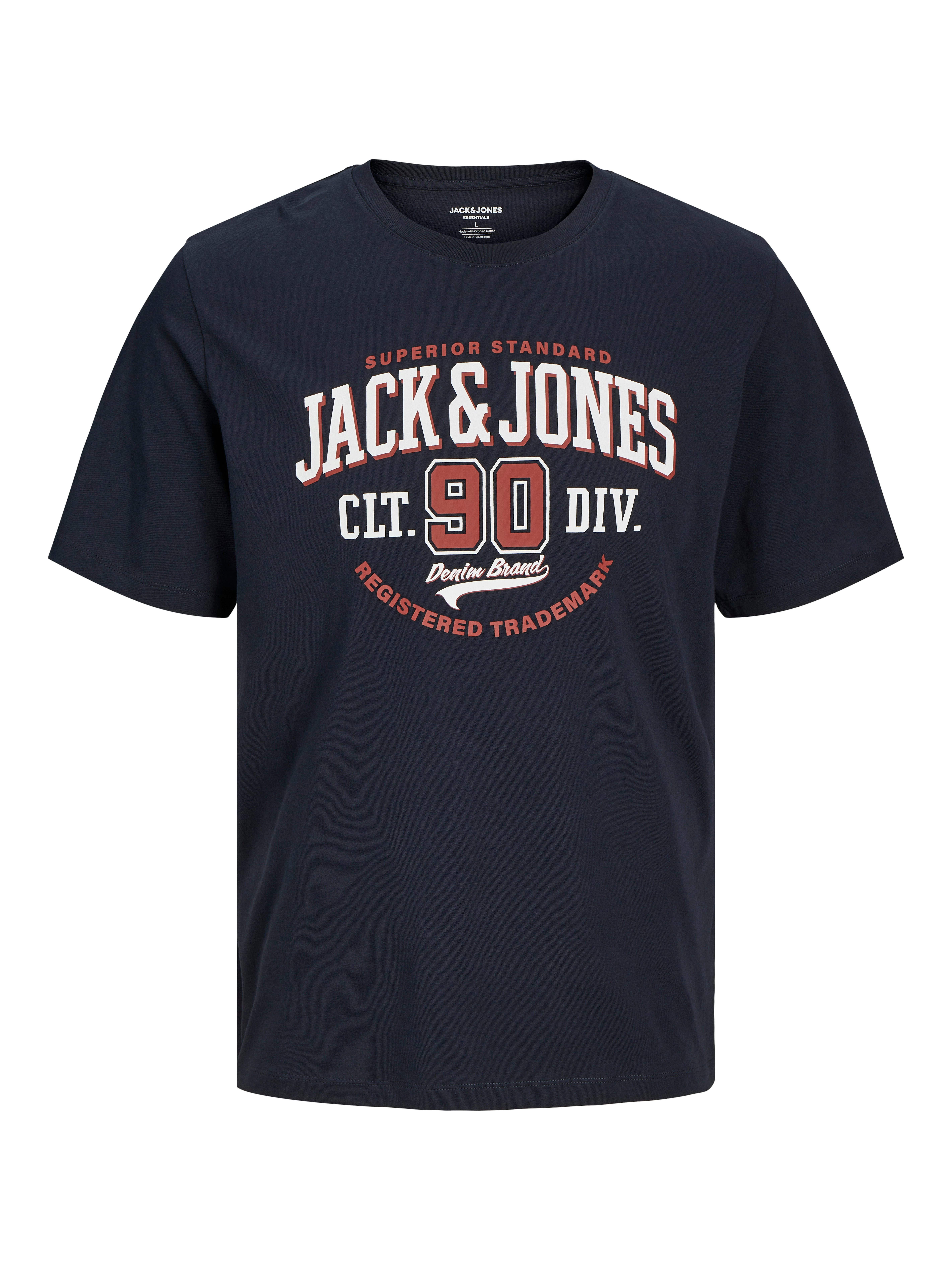 Jack & Jones PlusSize T-shirt JJELOGO TEE SS O-NECK 2 COL AW24 S PLS