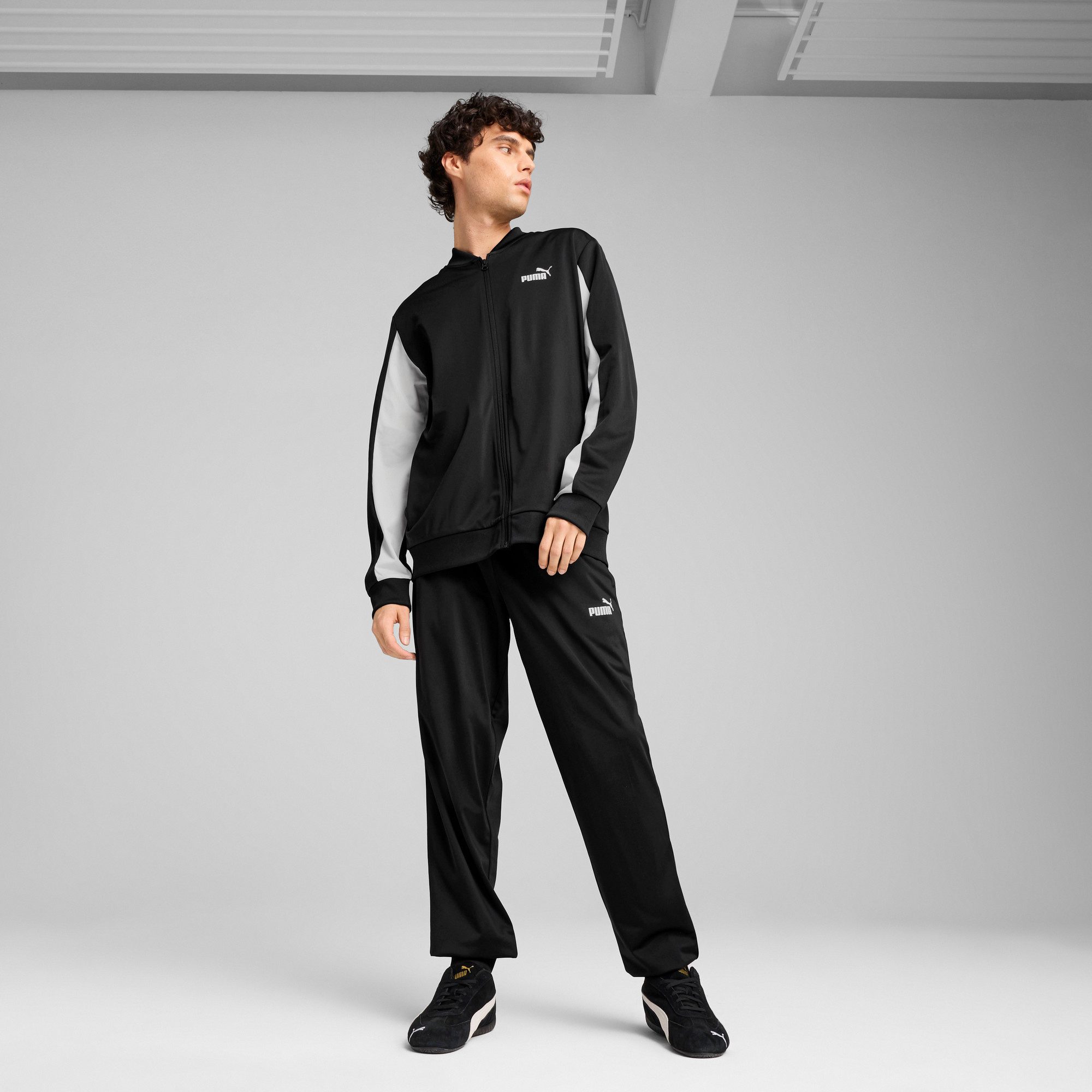 PUMA Trainingspak POLY BASEBALL SUIT (2-delig) heren trainingspakken maat M zwart