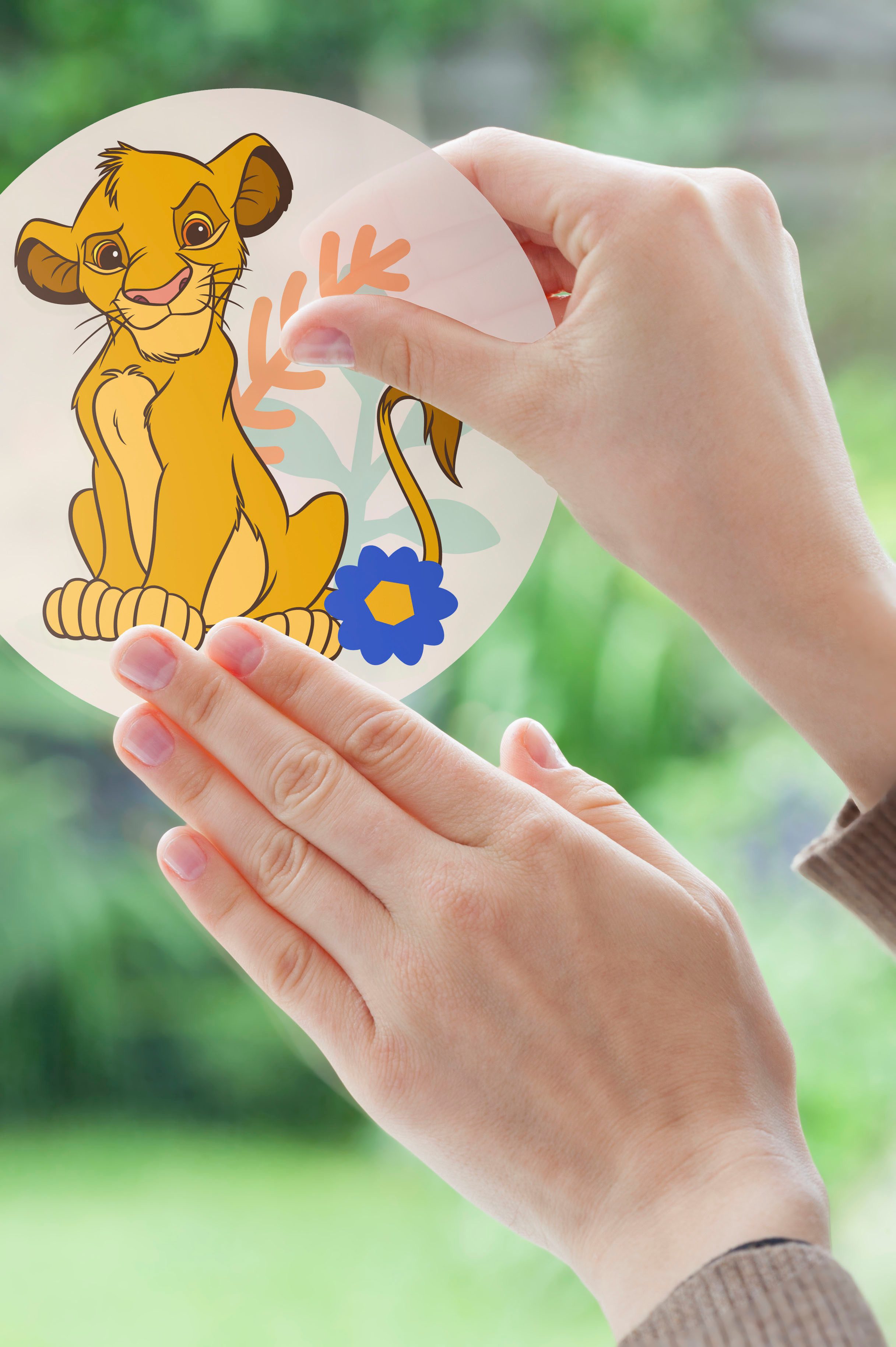 Komar Raamdecoratie Raamsticker - Better Together Bubbles - grootte 30 x 30 cm, 2 vellen (1 stuk)