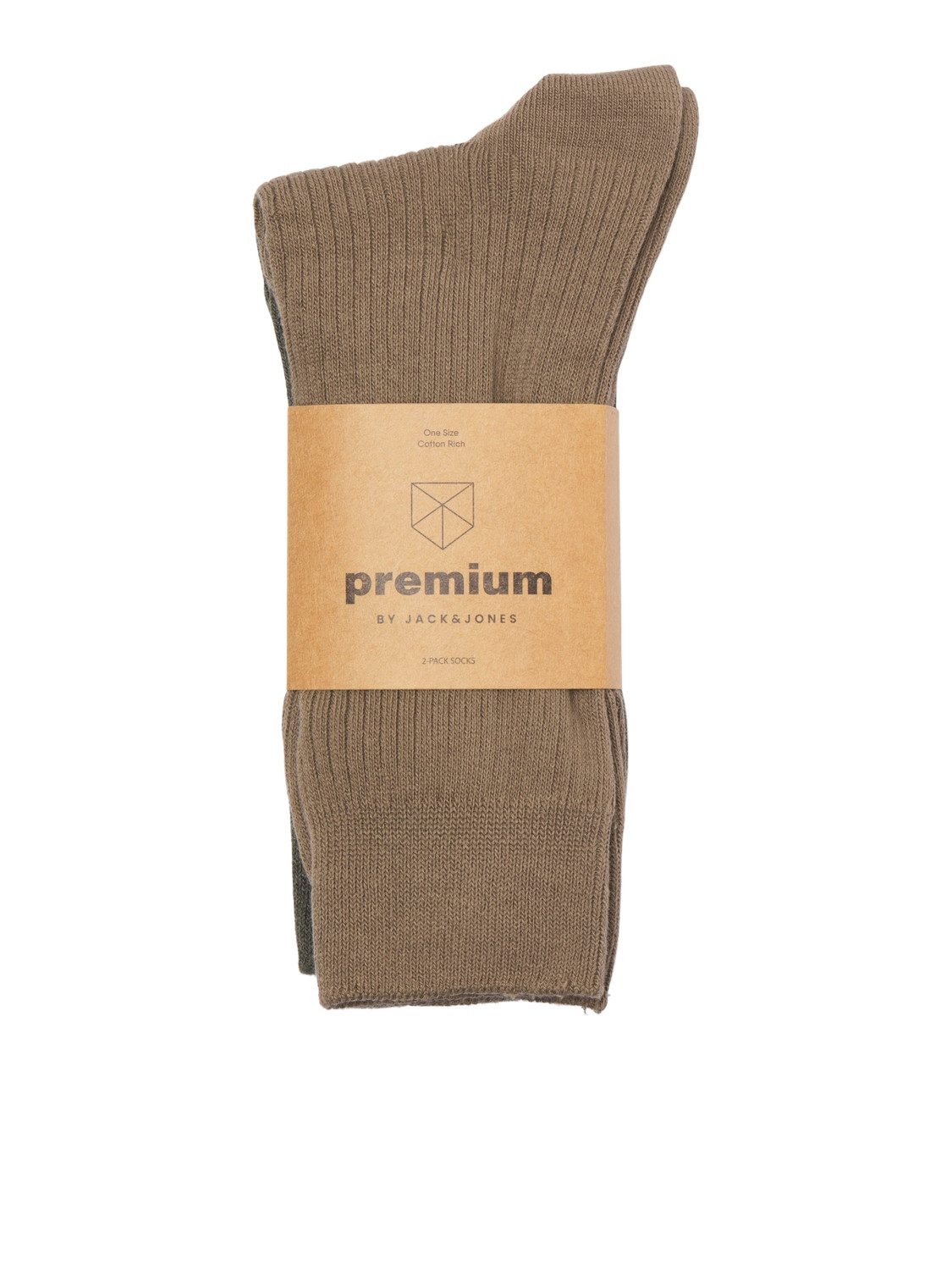 Jack & Jones Vrijetijdssokken JAC PREMIUM SOCKS 2 PACK NOOS (set, 2 paar)