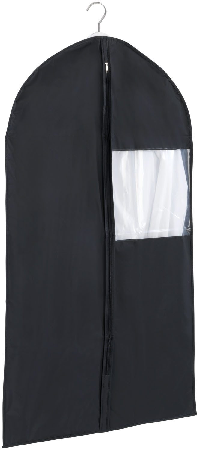 WENKO Kledinghoes Modell Deep Black 3 maten als set, afwasbare plastic folie (set, 3 stuks)