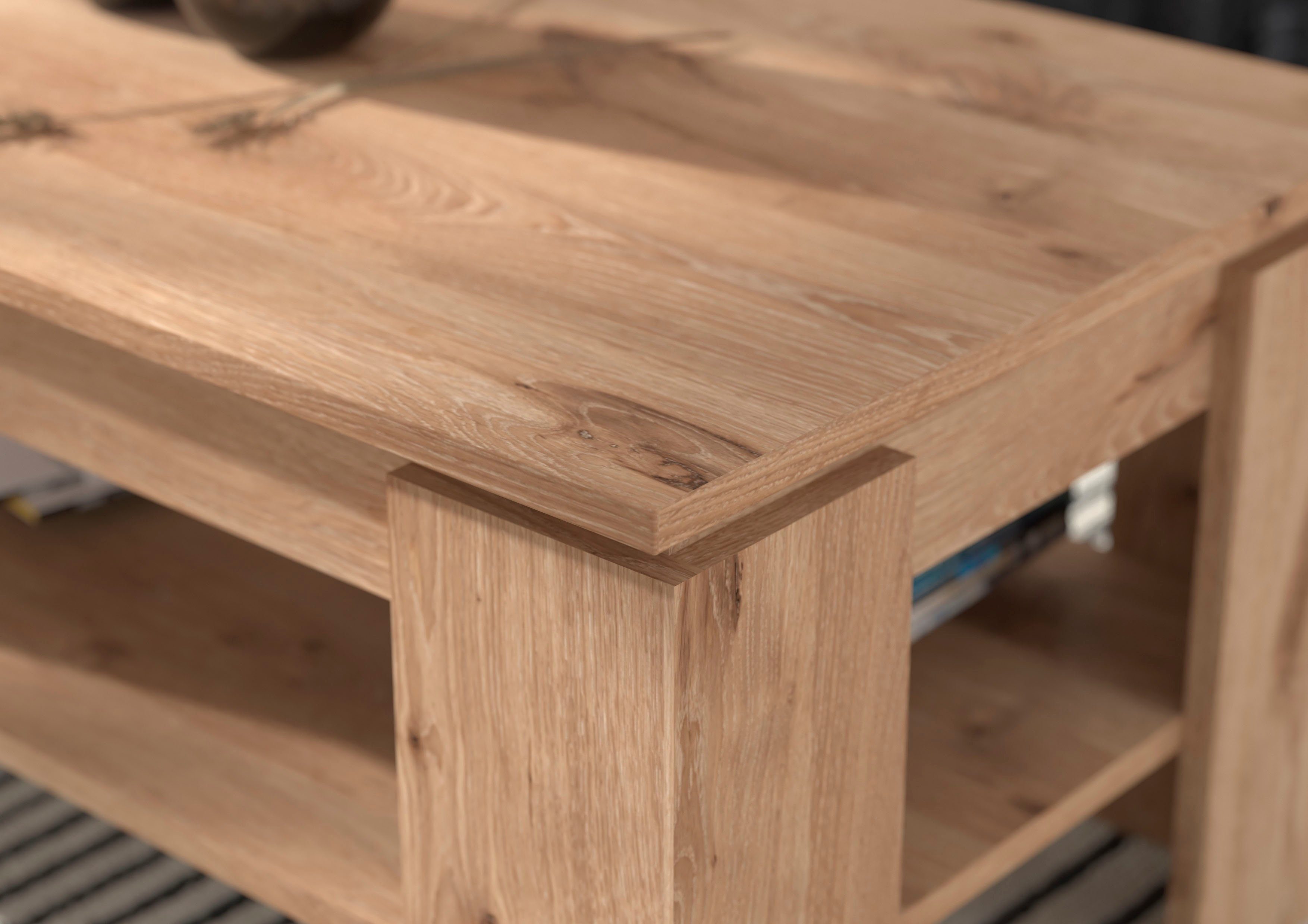 INOSIGN Salontafel Kalmar, rechthoekig, 100 x 60 cm, 1 Plank Salontafel, bijzettafel, koffietafel, woonkamer tafel, coffee table