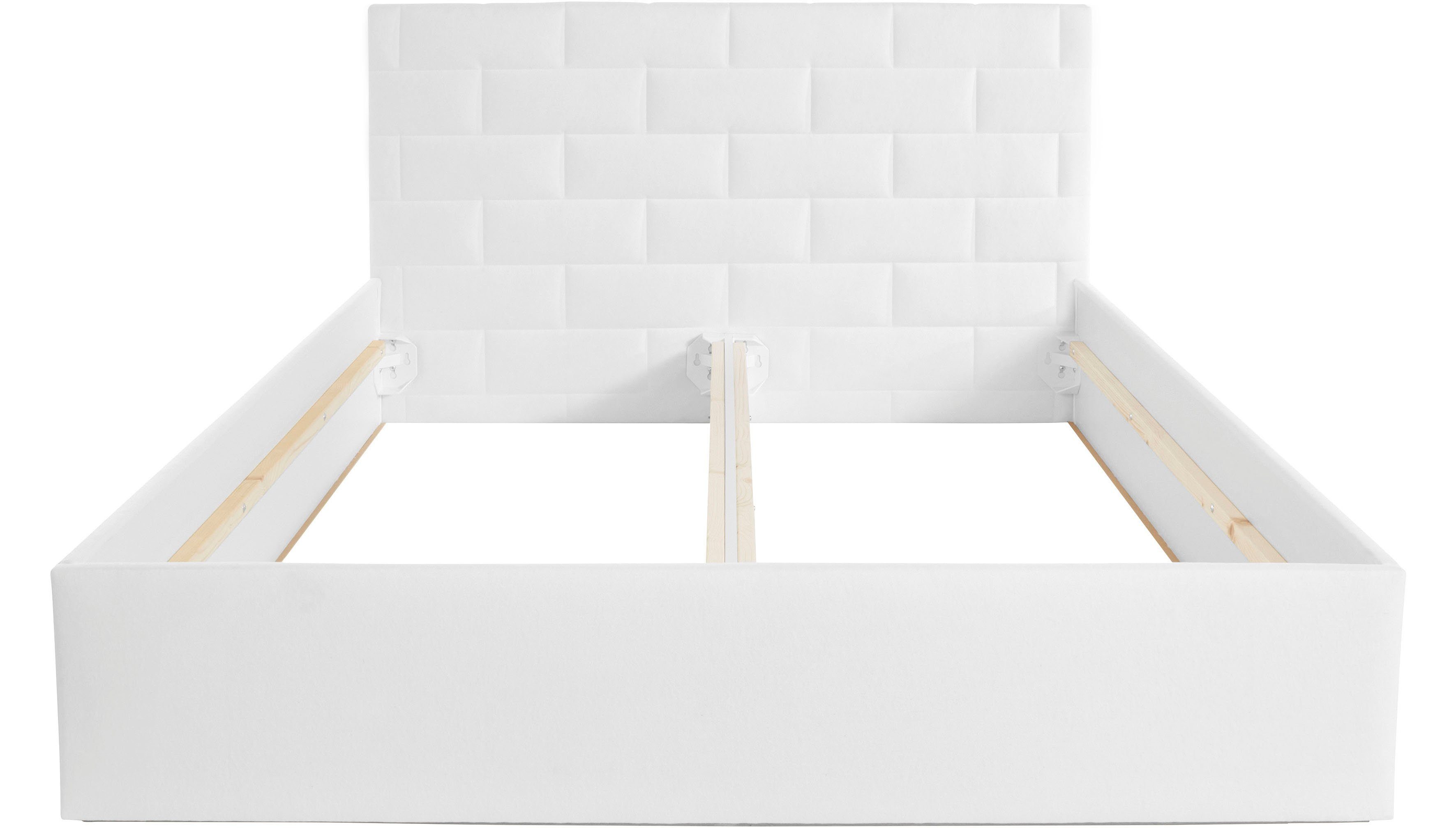 Westfalia Polsterbetten Gestoffeerd bed met bedkist bij uitvoering met matras