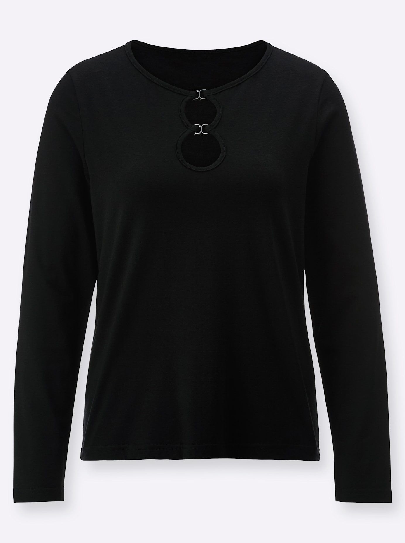 Creation L Shirt met lange mouwen Modal-mix-shirt (1-delig)