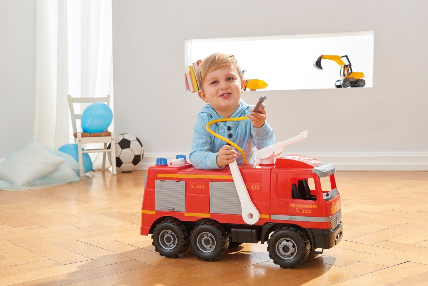 Lena® Speelgoed-brandweer Giga Trucks, Actros