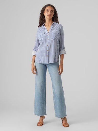 Vero Moda Overhemdblouse VMBUMPY L/S SHIRT NEW WVN GA NOOS