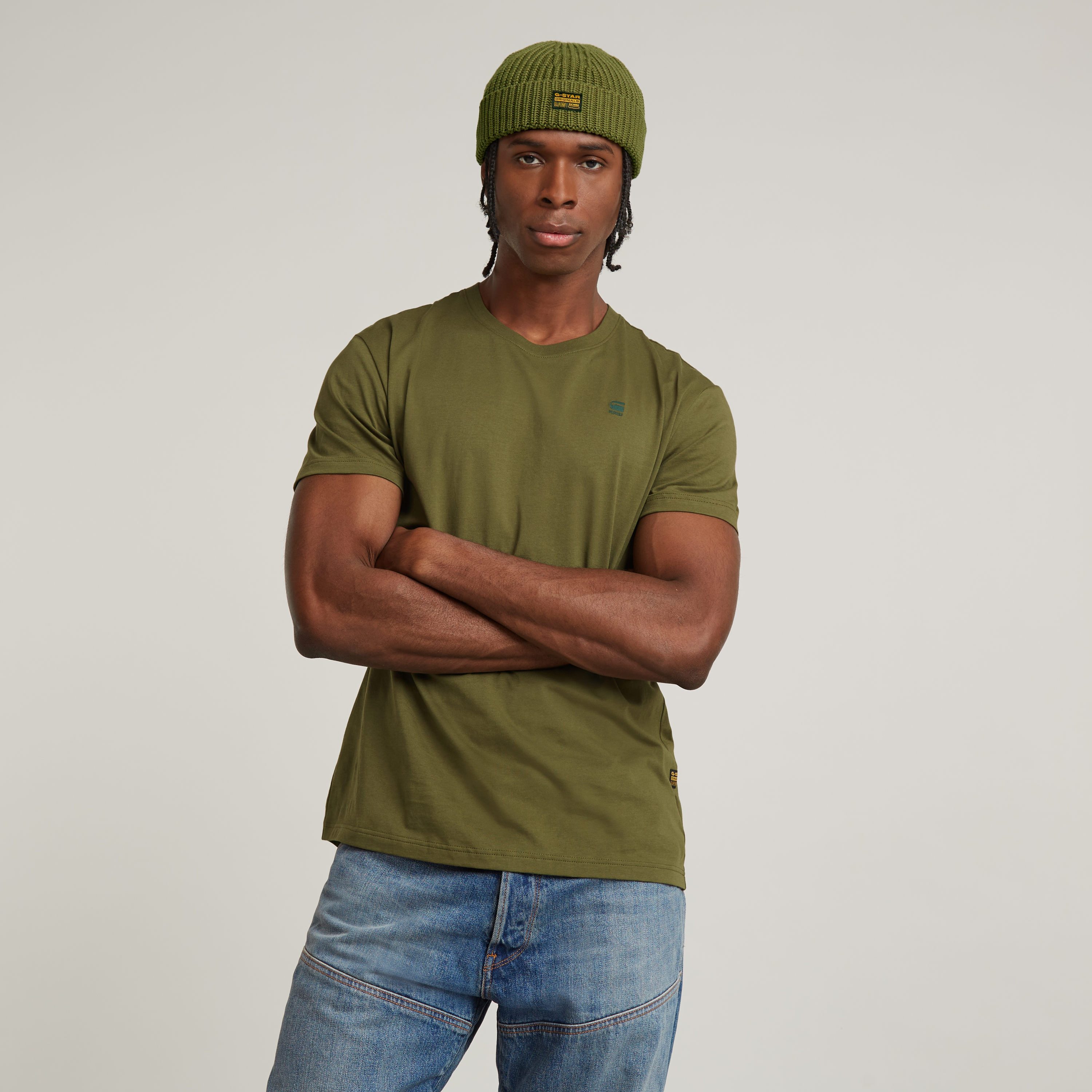 G-Star RAW Base-S T-Shirt Groen Heren