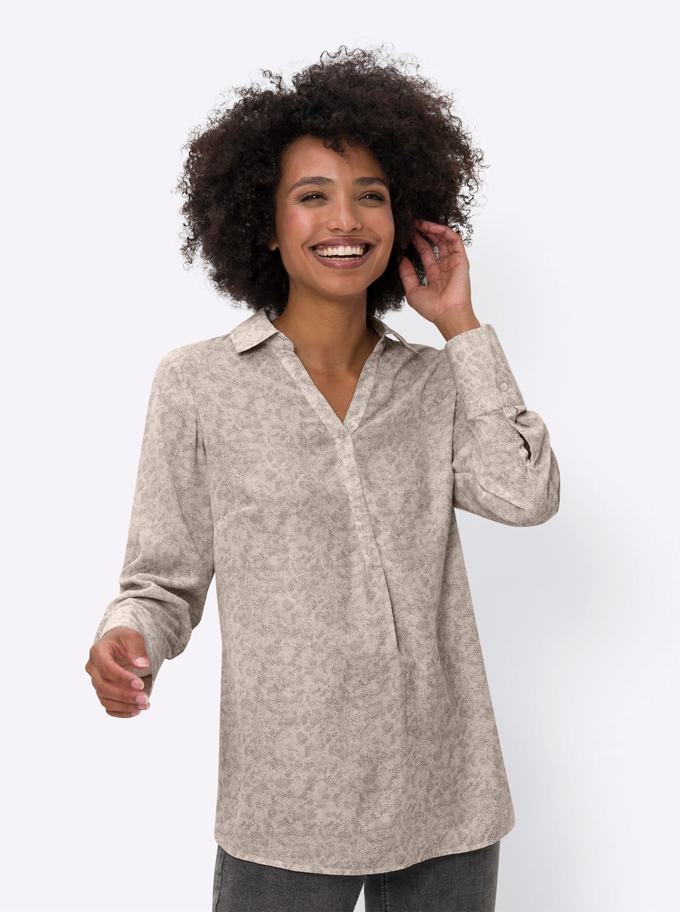 heine Blouse met lange mouwen