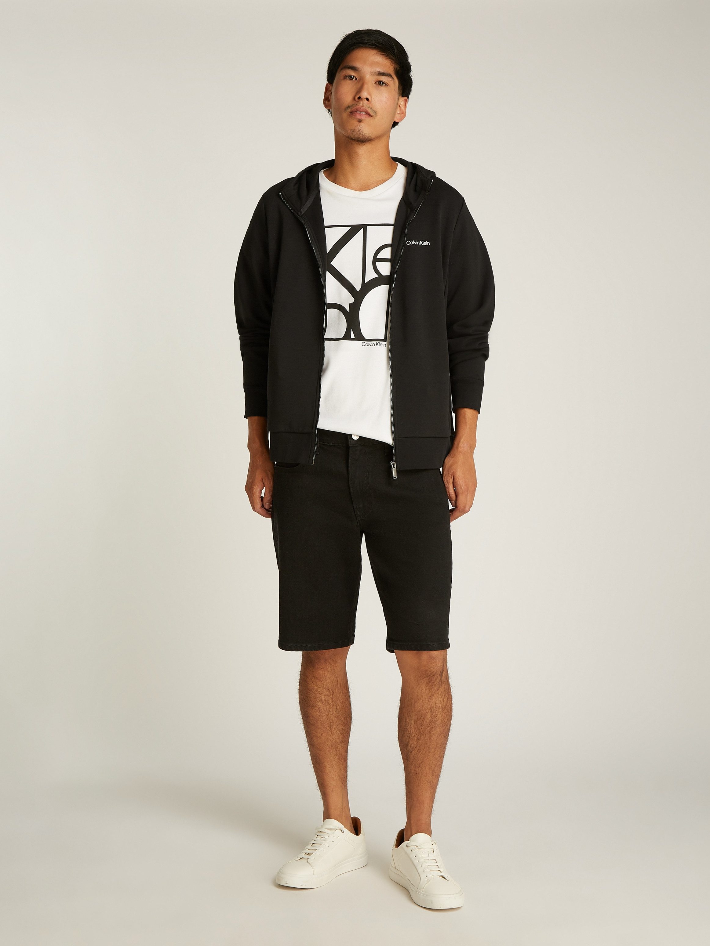 Calvin Klein Sweatvest MICRO LOGO REPREVE HOODIE JACKET