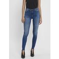 only high-waist jeans paola 5-pocketsmodel blauw
