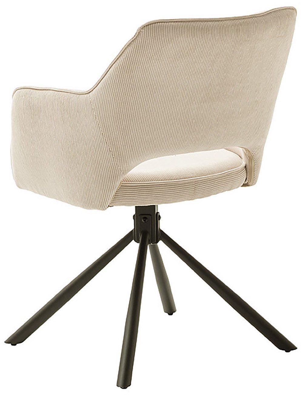 MCA furniture Eetkamerstoel Luzon (2-set), draaibaar 180°, belastbaarheid 120 kg, zithoogte ca. 50 cm