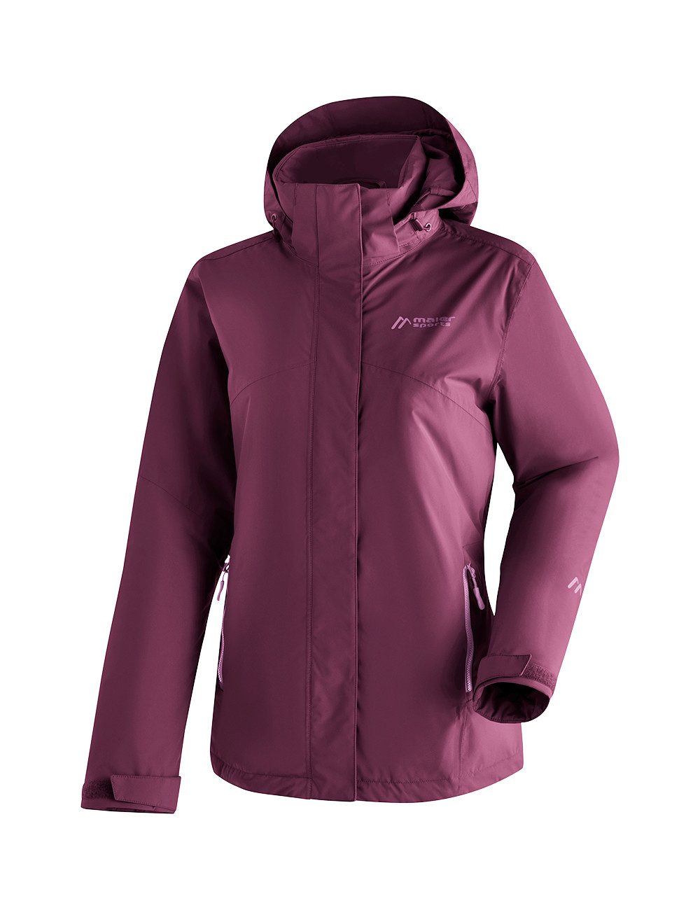 Maier Sports Outdoorjack Metor Therm Rec W Dames wandeljack ademend en waterdicht gewatteerde regenjack met capuchon