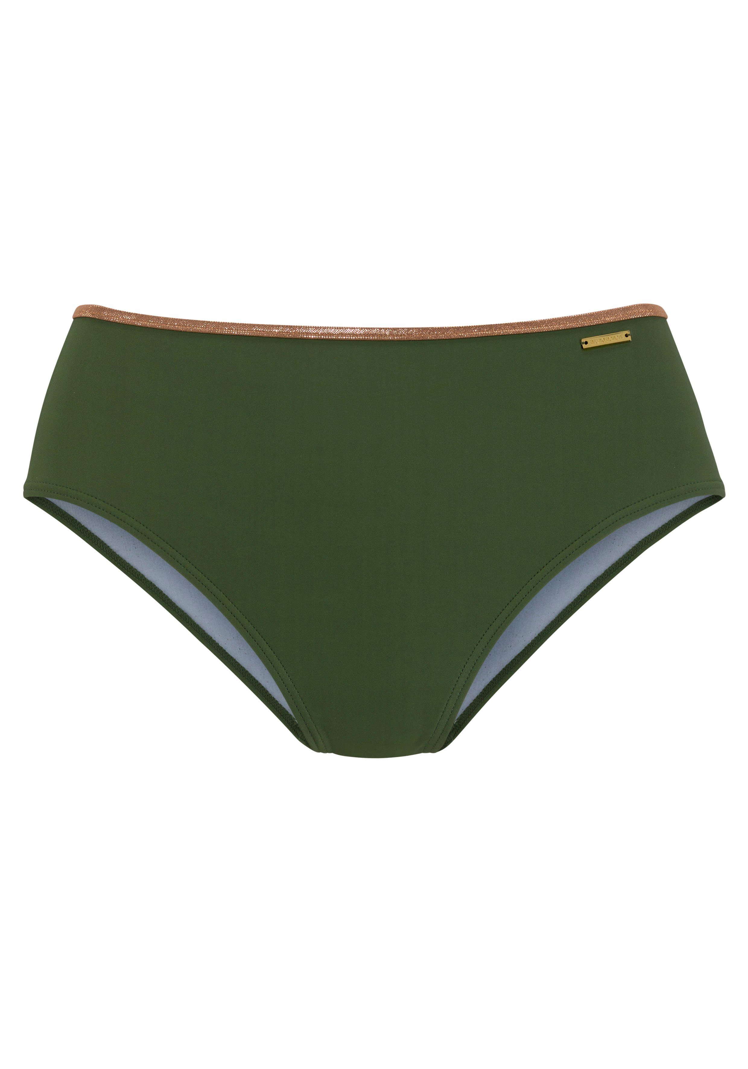 Bruno Banani Bikinibroekje Milano met koperkleurige paspel