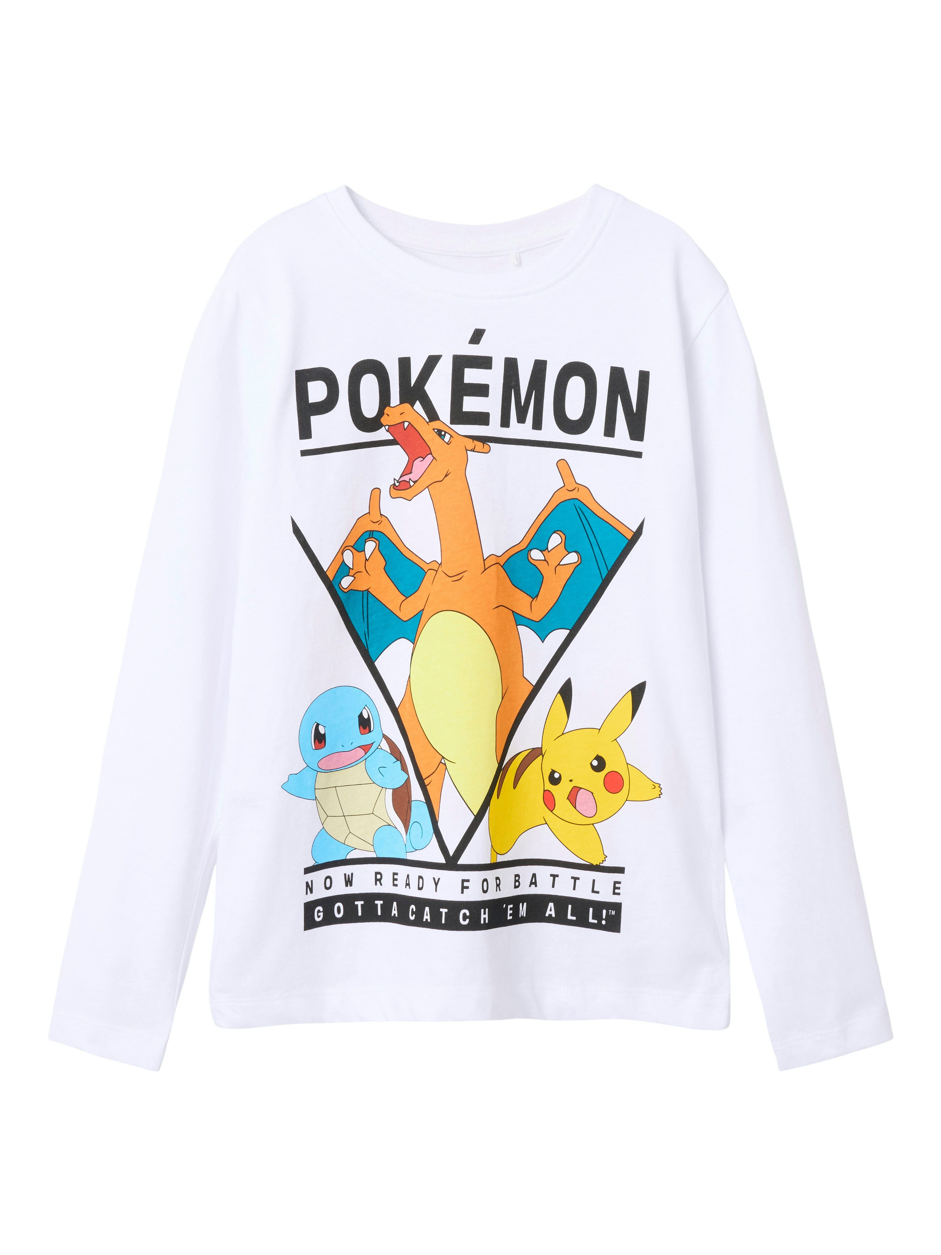 Name It Shirt met lange mouwen NKMAST POKEMON LS NREG TOP BOX NOOS SKY
