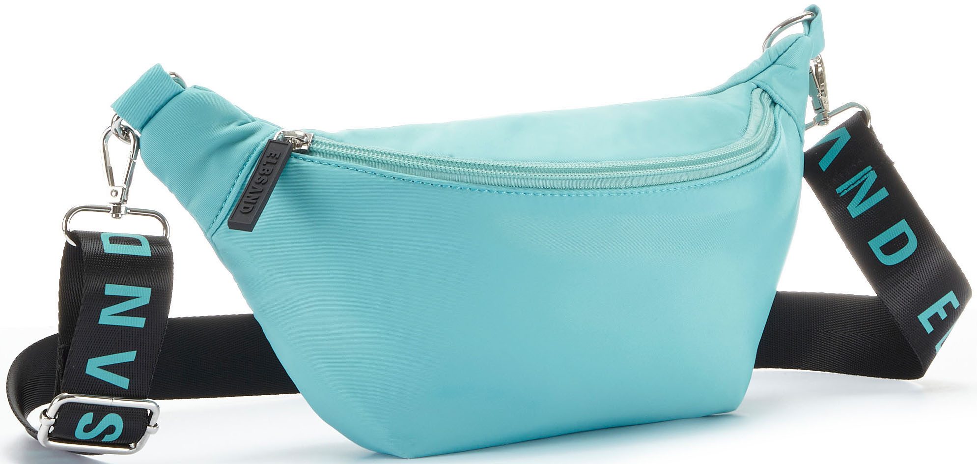 Elbsand Buiktasje Schoudertas Crossbody tas, heuptas, borsttas, heuptas VEGAN dames heuptasjes maat 12 cm blauw