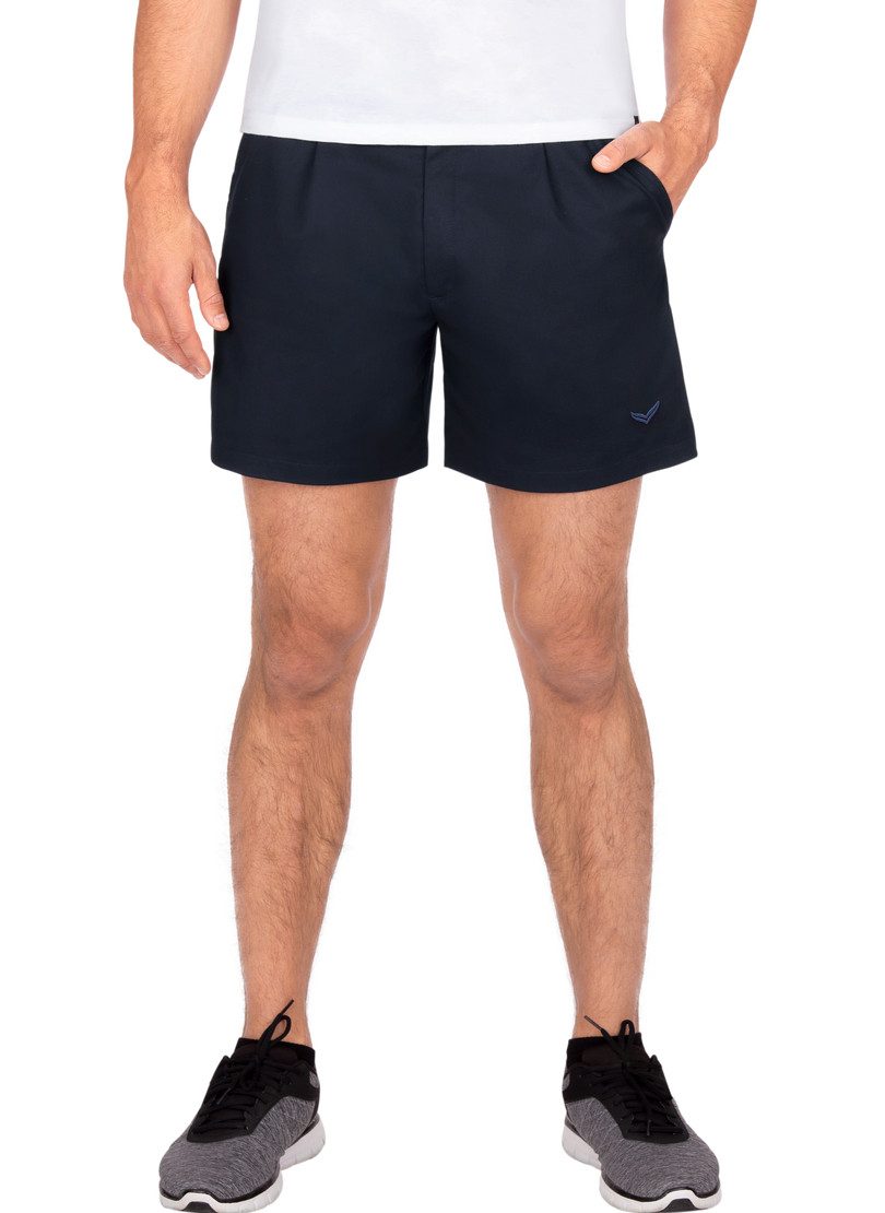 Trigema Trainingsbroek TRIGEMA tennis- en vrijetijdsshort (1-delig) heren broeken maat L blauw