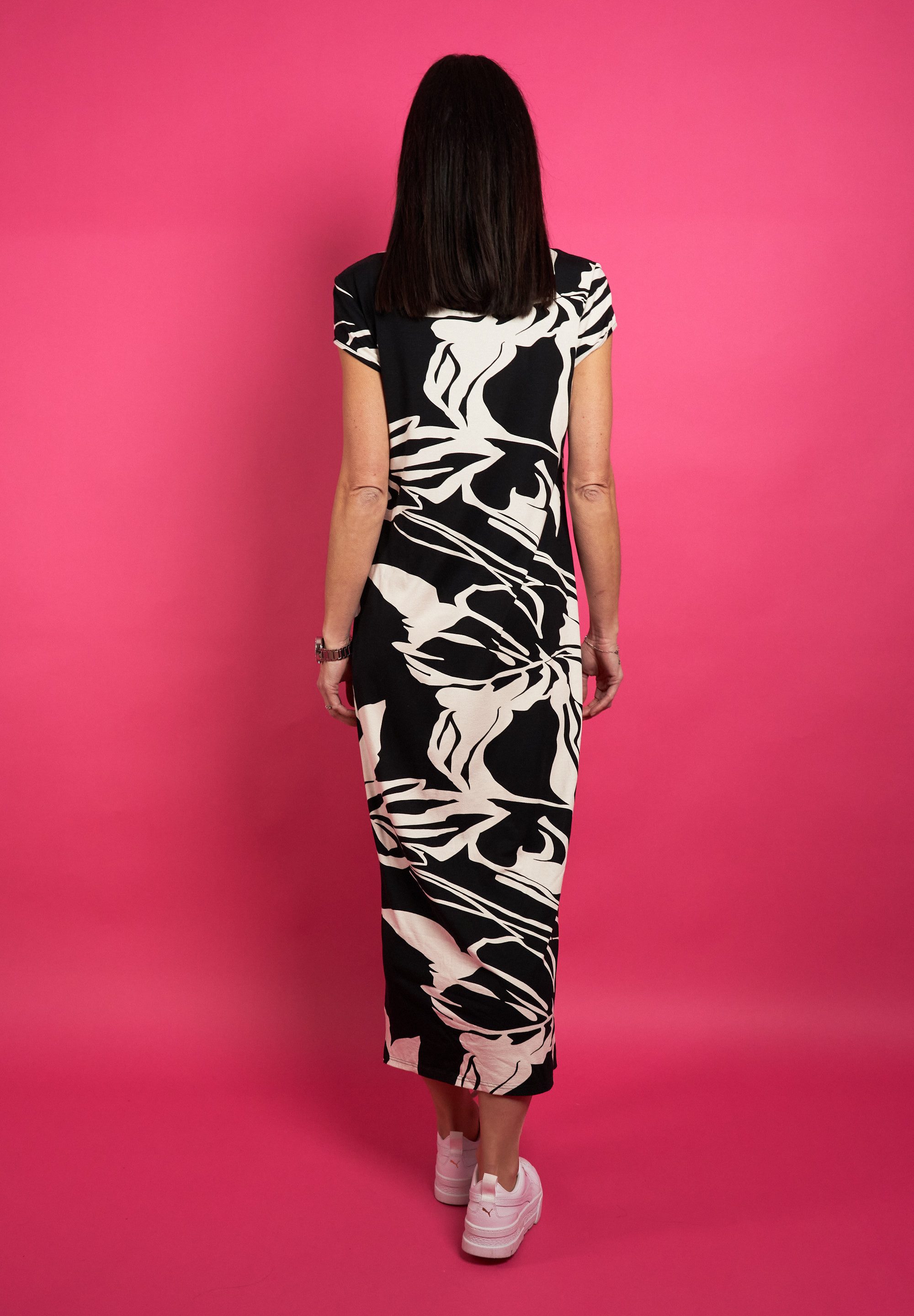 Seidel Moden Maxi-jurk met bloemig patroon, made in germany