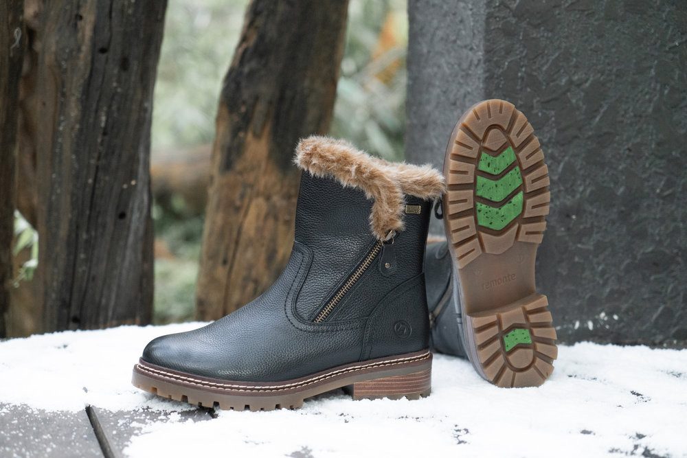 Remonte Winterlaarsjes FIBER-GRIP Winterlaarzen, outdoorboots met scheerwollen voering en TEX-uitvoering