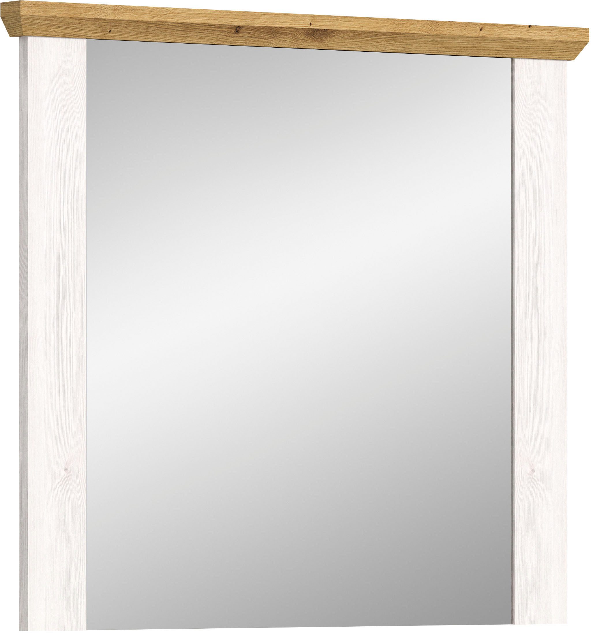 Home affaire Spiegel Cosenza, Breedte 82 cm, 2-kleurig, in Landhuisstijl Garderobespiegel, wandspiegel, gangspiegel, halspiegel