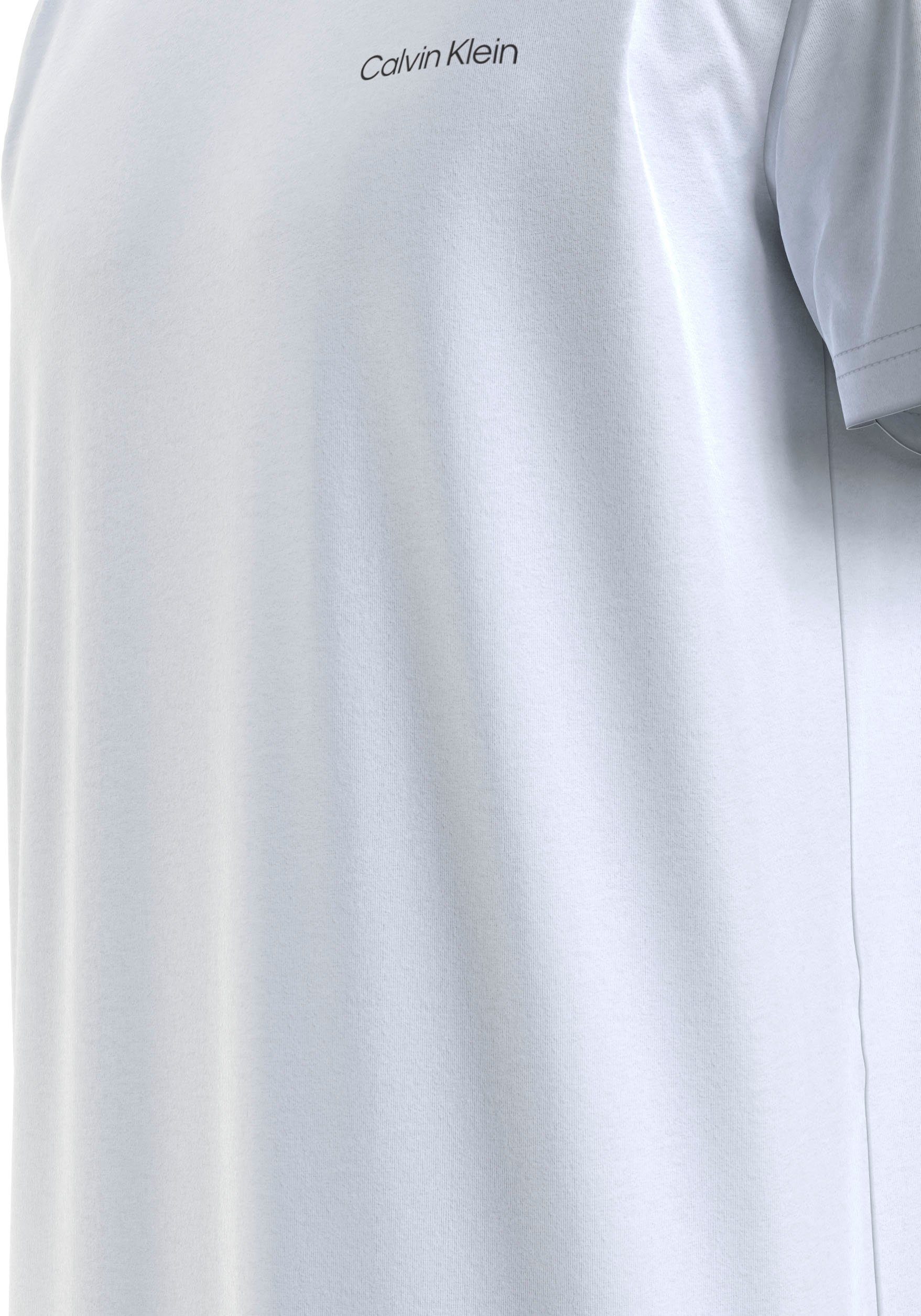 Calvin Klein T-shirt Micro Logo van dikke winterjersey, met logoprint