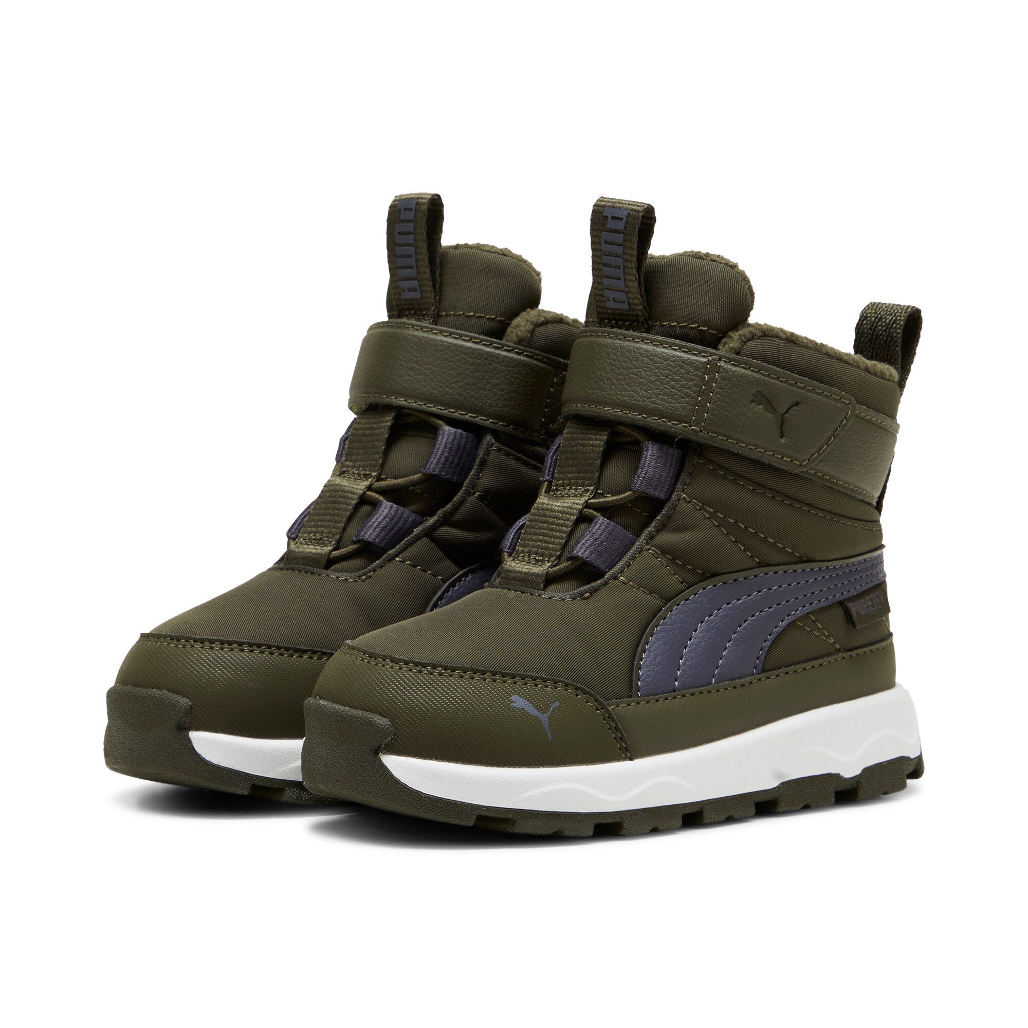 PUMA Winterlaarzen EVOLVE BOOT PURETEX AC+INF Snowboots, winterlaarzen, winterschoenen, voor kinderen, waterdicht kinderen maat 24 EU groen