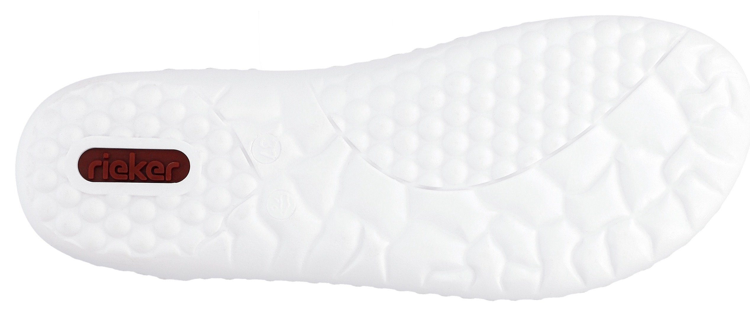 Rieker Slip-on sneakers Barefootschoenen , slipper, vrijetijdsschoen, lage schoen met elastische brei-schaft
