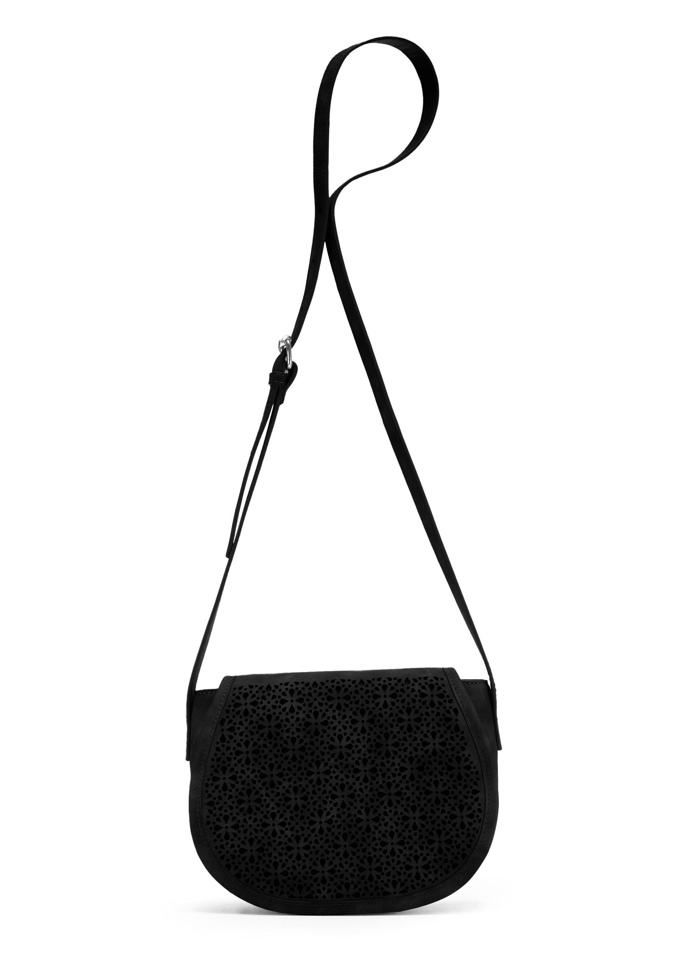 Vivance Schoudertas met kleine cut-outs, handtas, schoudertas, draagtas vegan