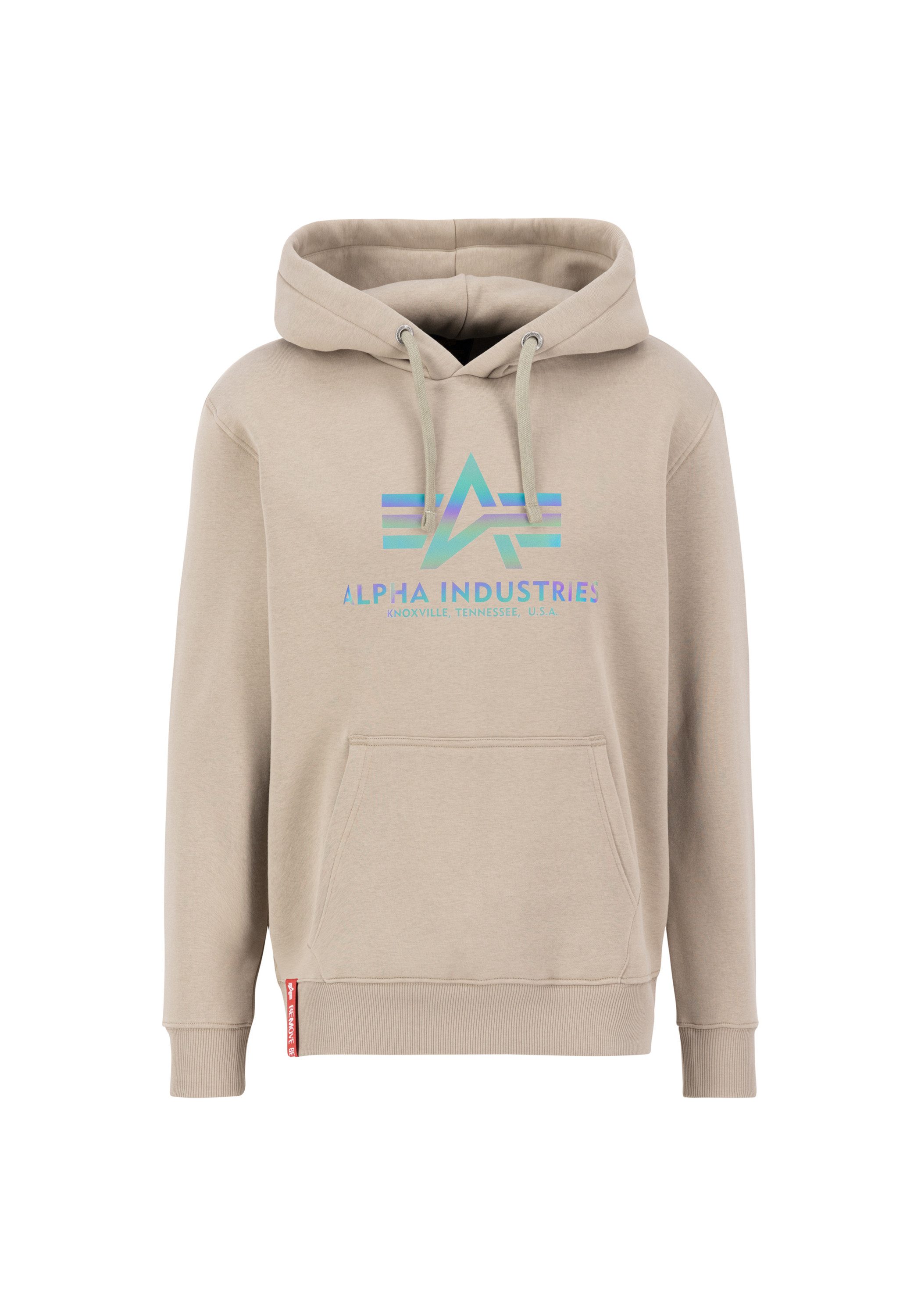 Alpha Industries Hoodie ALPHA INDUSTRIES Men - Hoodies Basic Hoody Rainbow Ref. Print