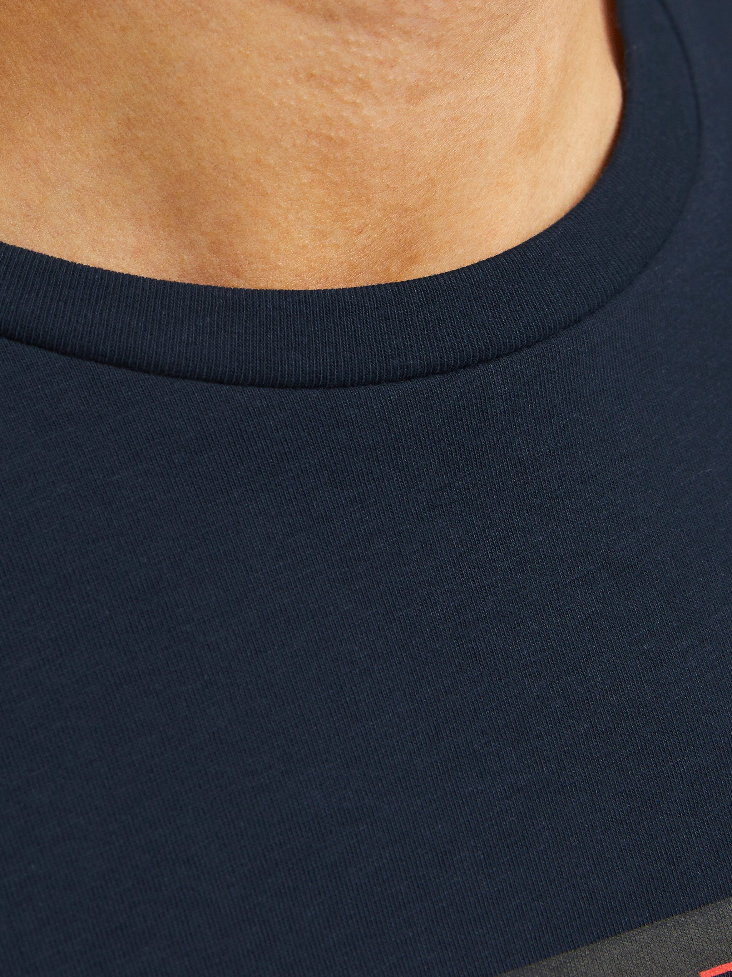 Jack & Jones Shirt met print JJHUDSON TEE SS CREW NECK