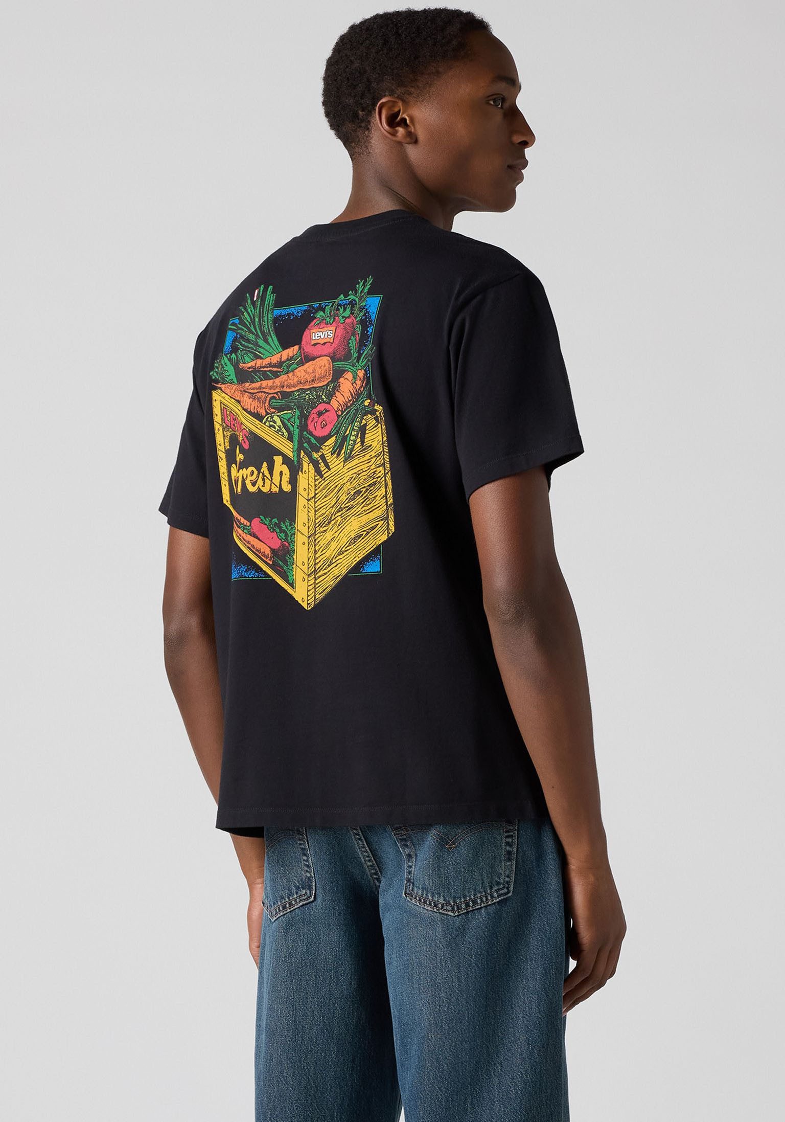 Levi's® T-shirt SEVINTAGE met logo-patch op de borst