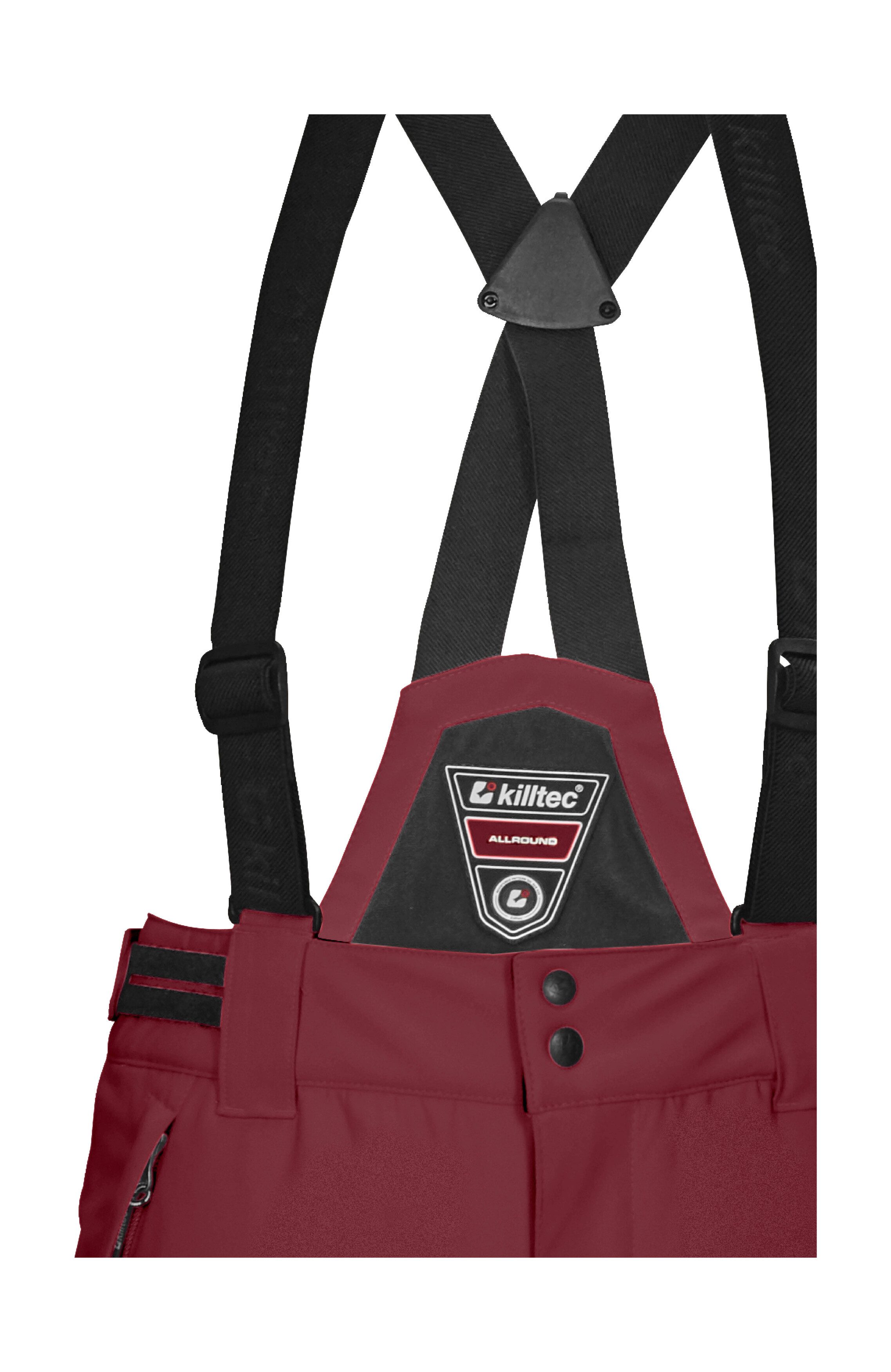 Killtec Skibroek KSW 77 GRLS SKI PNTS waterdicht, ademend, afneembare bretels, verstevigde zijband