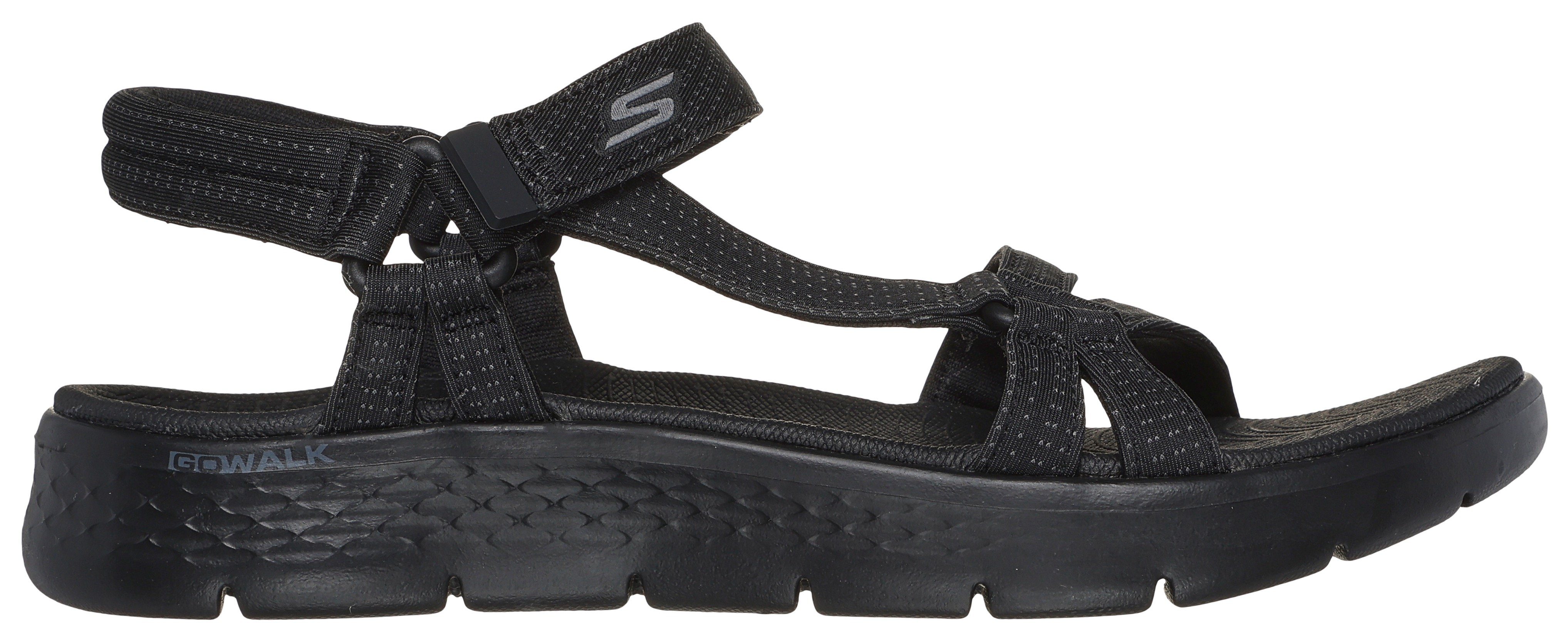 Skechers Sandalen GO WALK FLEX SANDAL-SUBLIME-X , zomerschoen, sandaal, klittenbandschoen, met goga mat voetbed