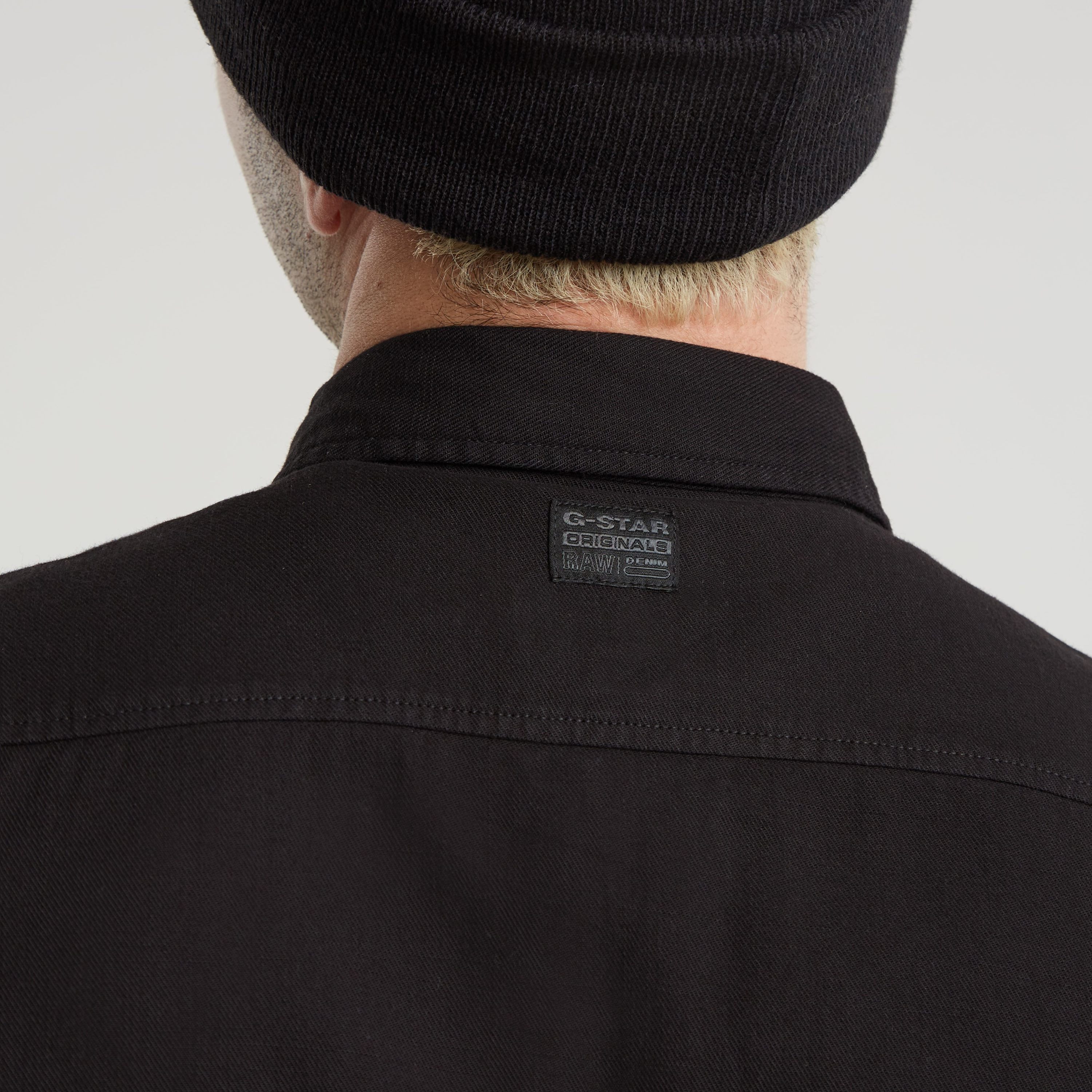 G-Star RAW Jeans overhemd Marine Slim met klepzakken
