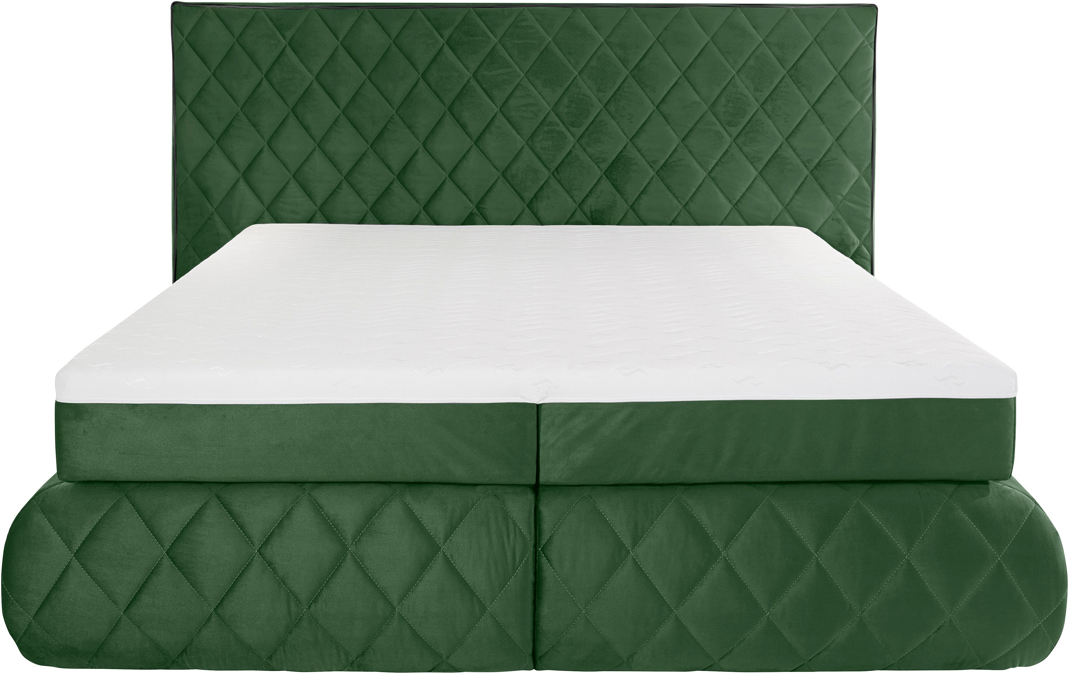 Places of Style Boxspring Alaric naar keuze met en zonder stralen, topmatras pocketvering