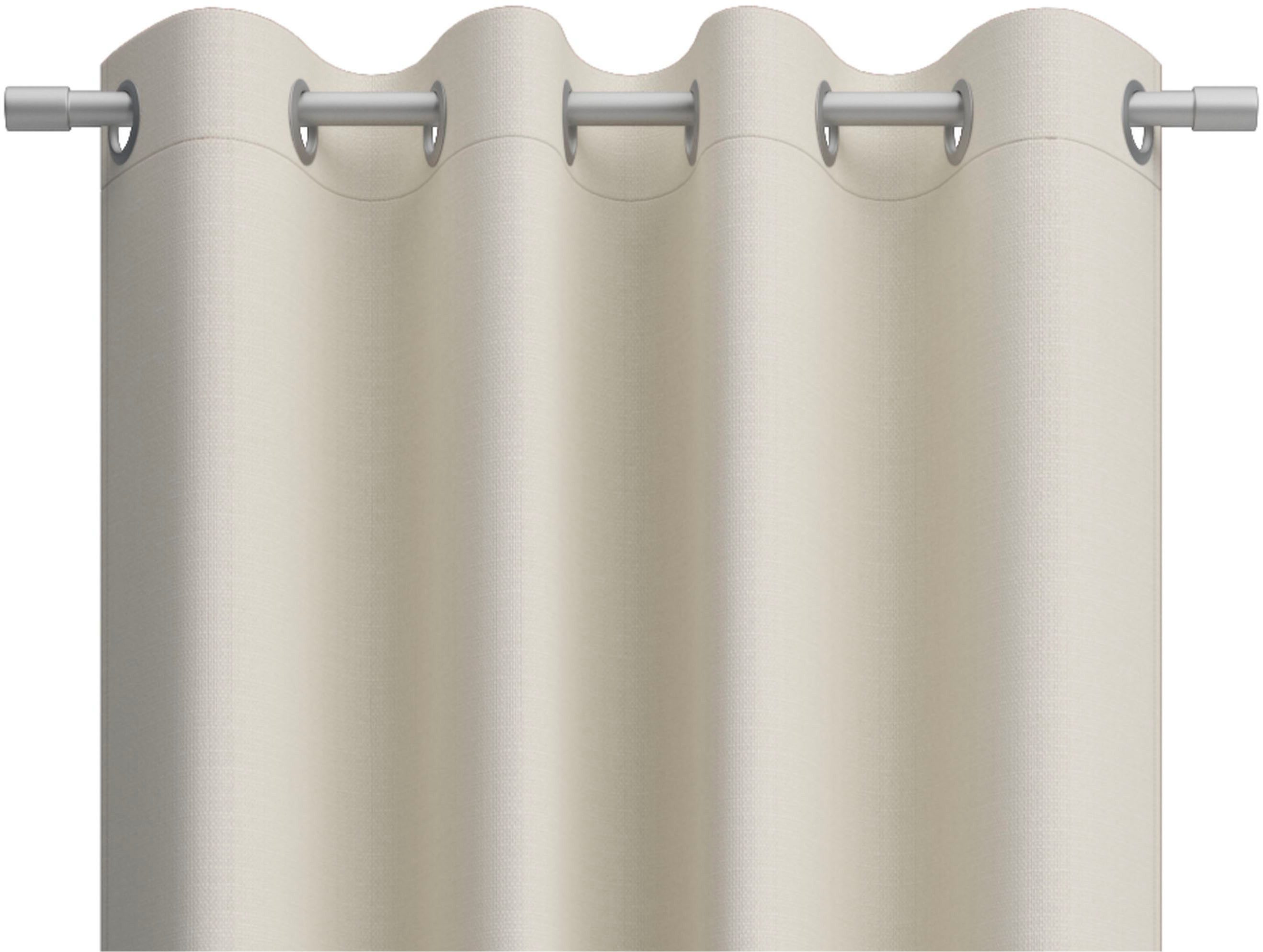 Neutex for you! Gordijn Linessa HxB: 245x137, oogjesgordijn met metalen oogjes (1 stuk)