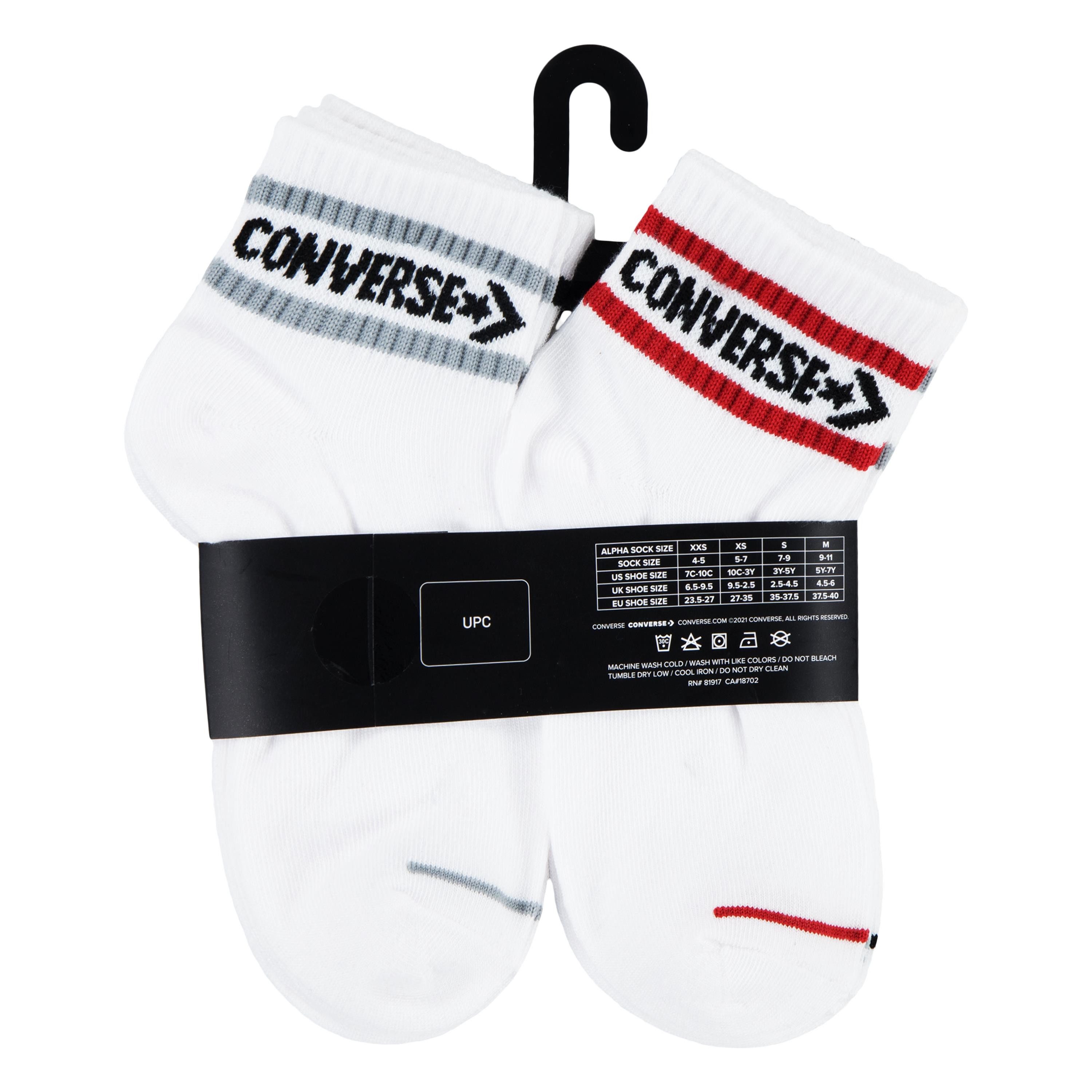 Converse Sportsokken CHN BASIC WORDMARK QTR 6PK (6 paar)