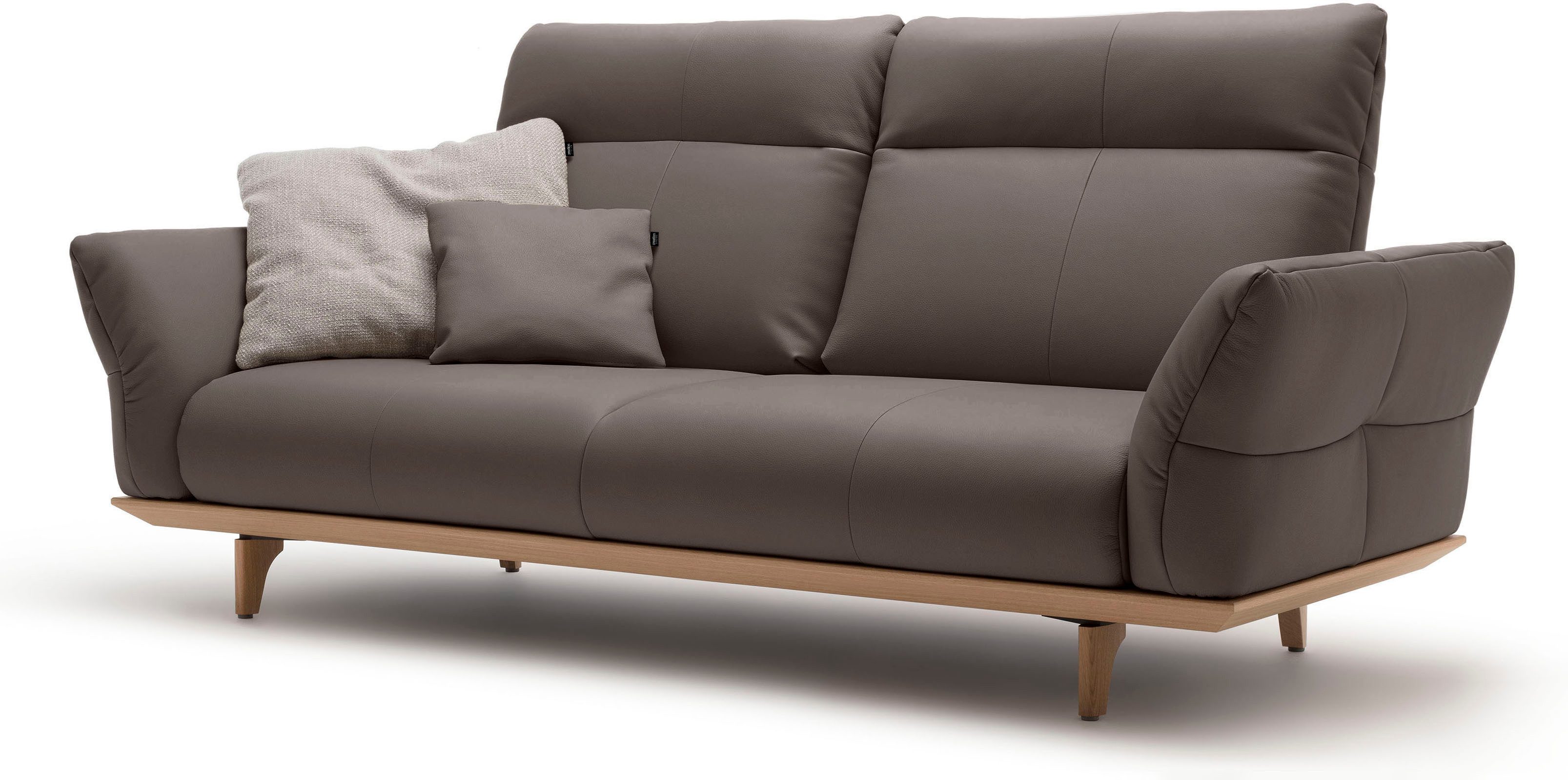Creation BY ROLF BENZ 3-zitsbank Hs.460 Onderstel in eiken, poten in natuurlijk eiken, breedte 208 cm