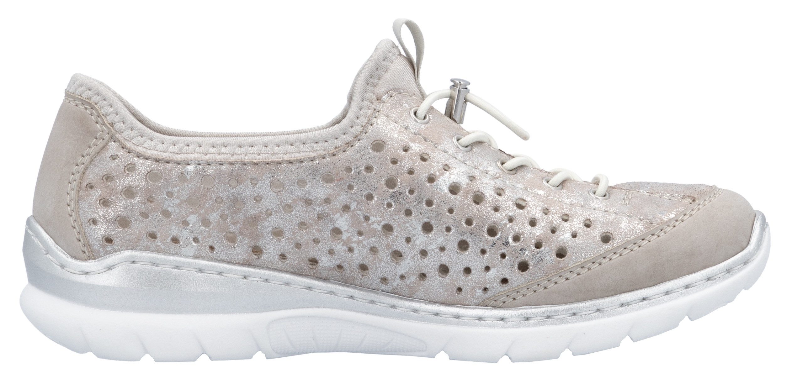 Rieker Slip-on sneakers , instapschoen, vrijetijdsschoen, lage schoen met snelle sluiting