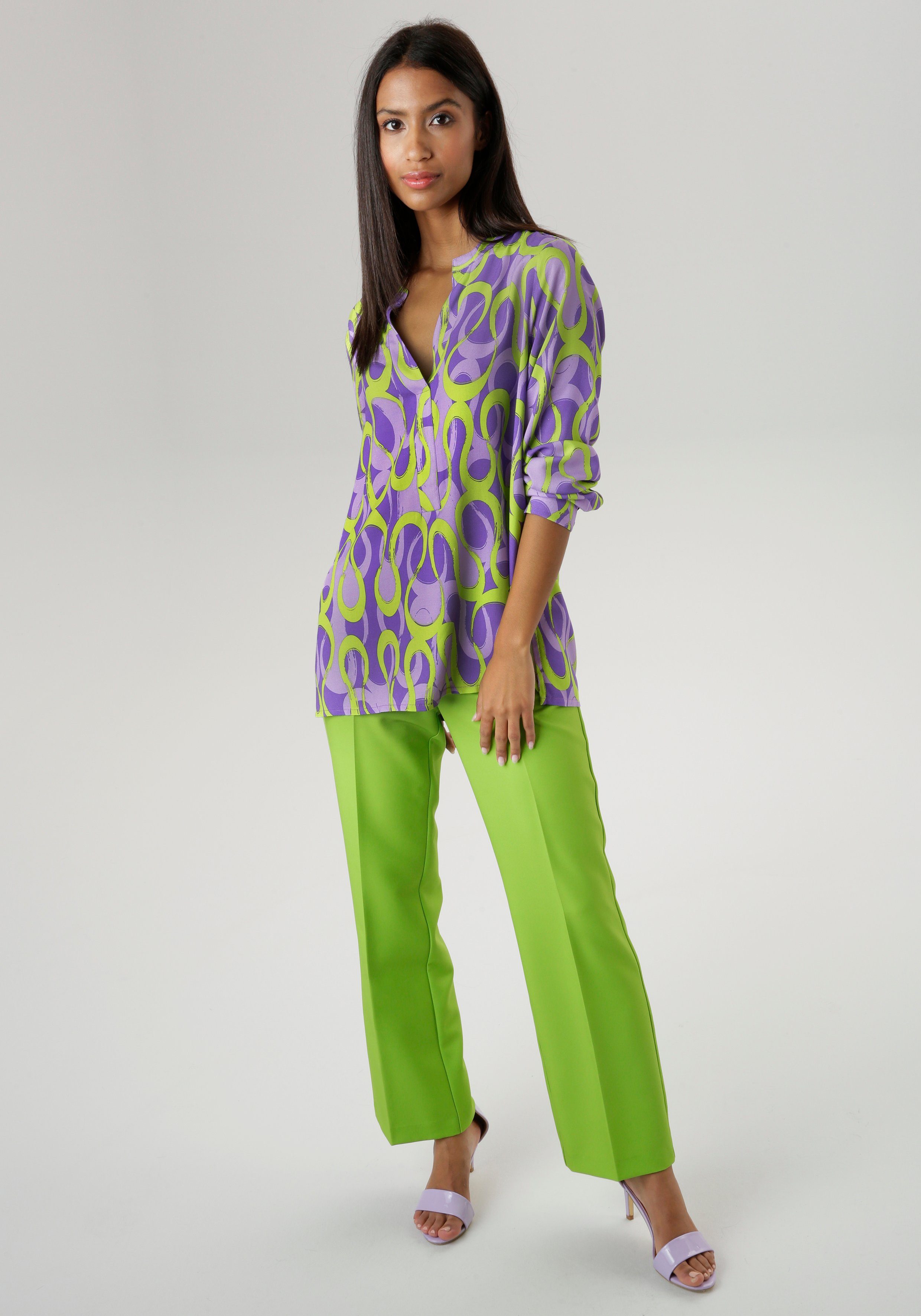 Aniston SELECTED Blouse zonder sluiting met pas achter