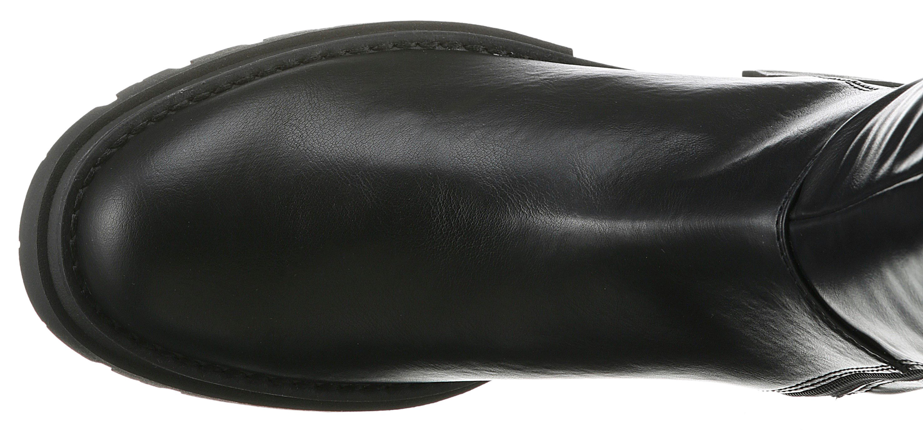 Marco Tozzi Overknee-laarzen Trentino , blokhak, herfstmode, flats, met feel me-uitrusting