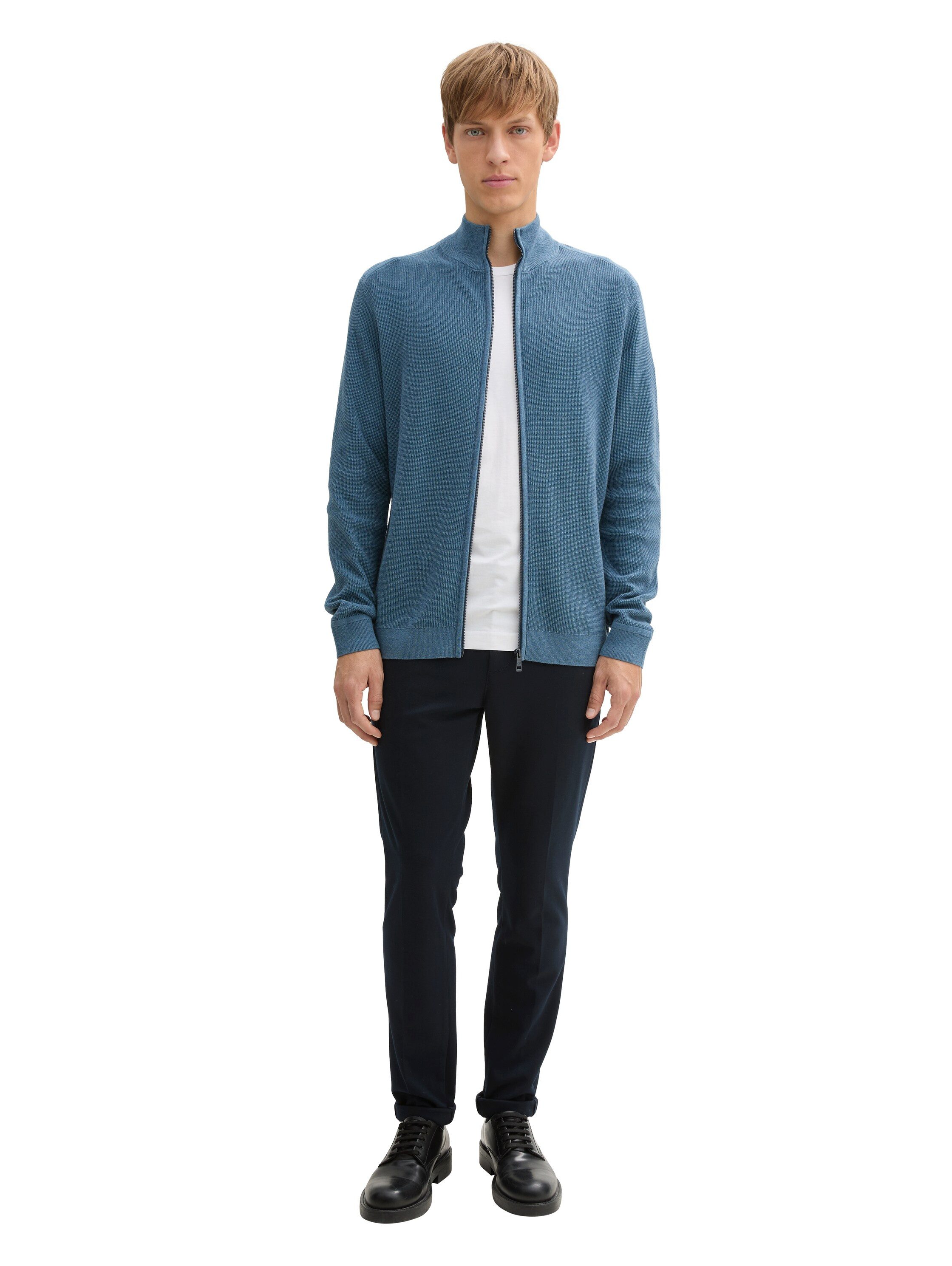 Tom Tailor Vest met geborduurd logo