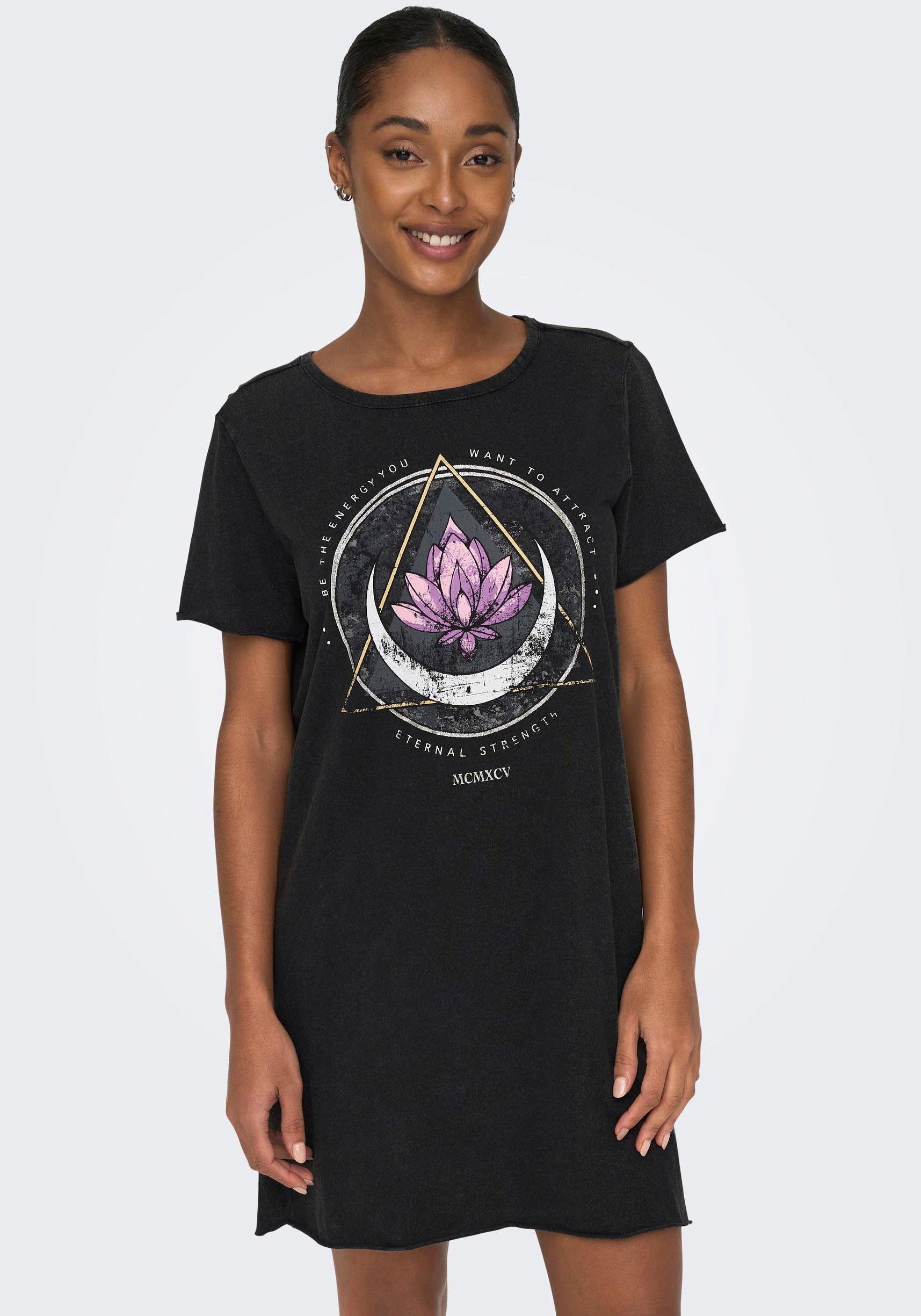 Only Shirtjurk ONLLUCY LIFE DRESS S/S JRS NOOS