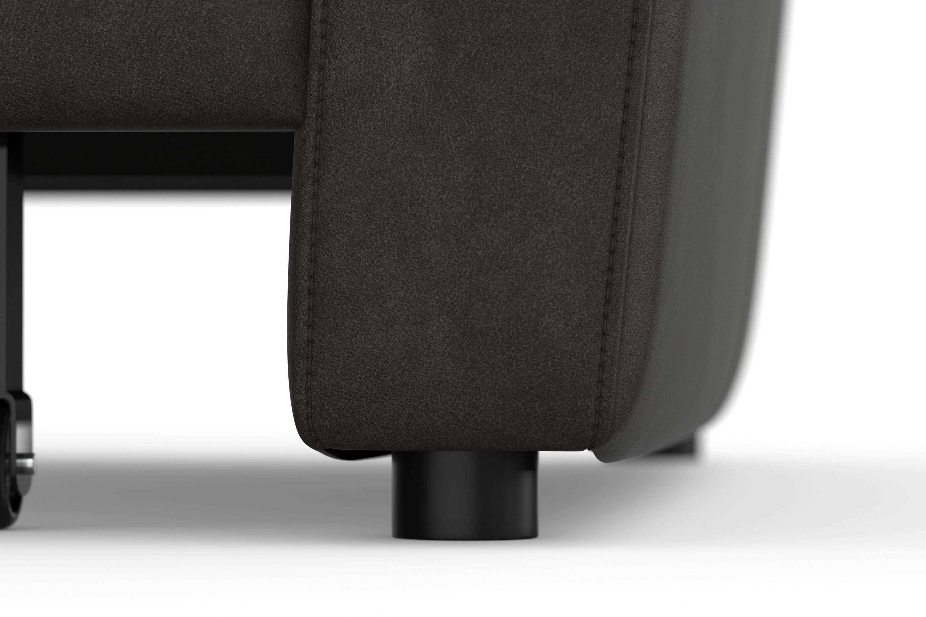 sit&more Hoekbank Freetown L-vorm met verstelbare hoofdsteun en comfortabele binnenvering