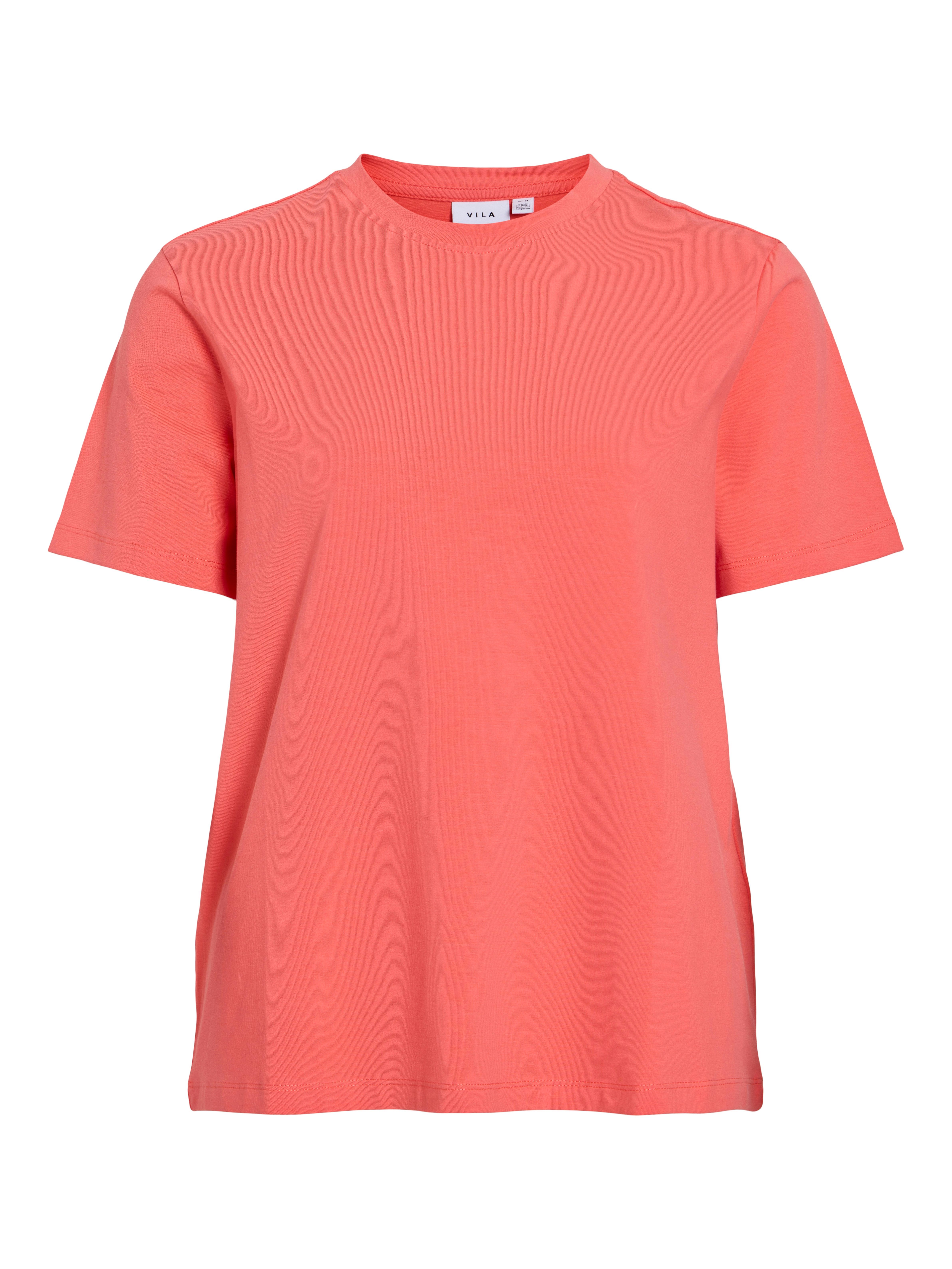 Vila Shirt met korte mouwen VINORA S/S T-SHIRT - NOOS
