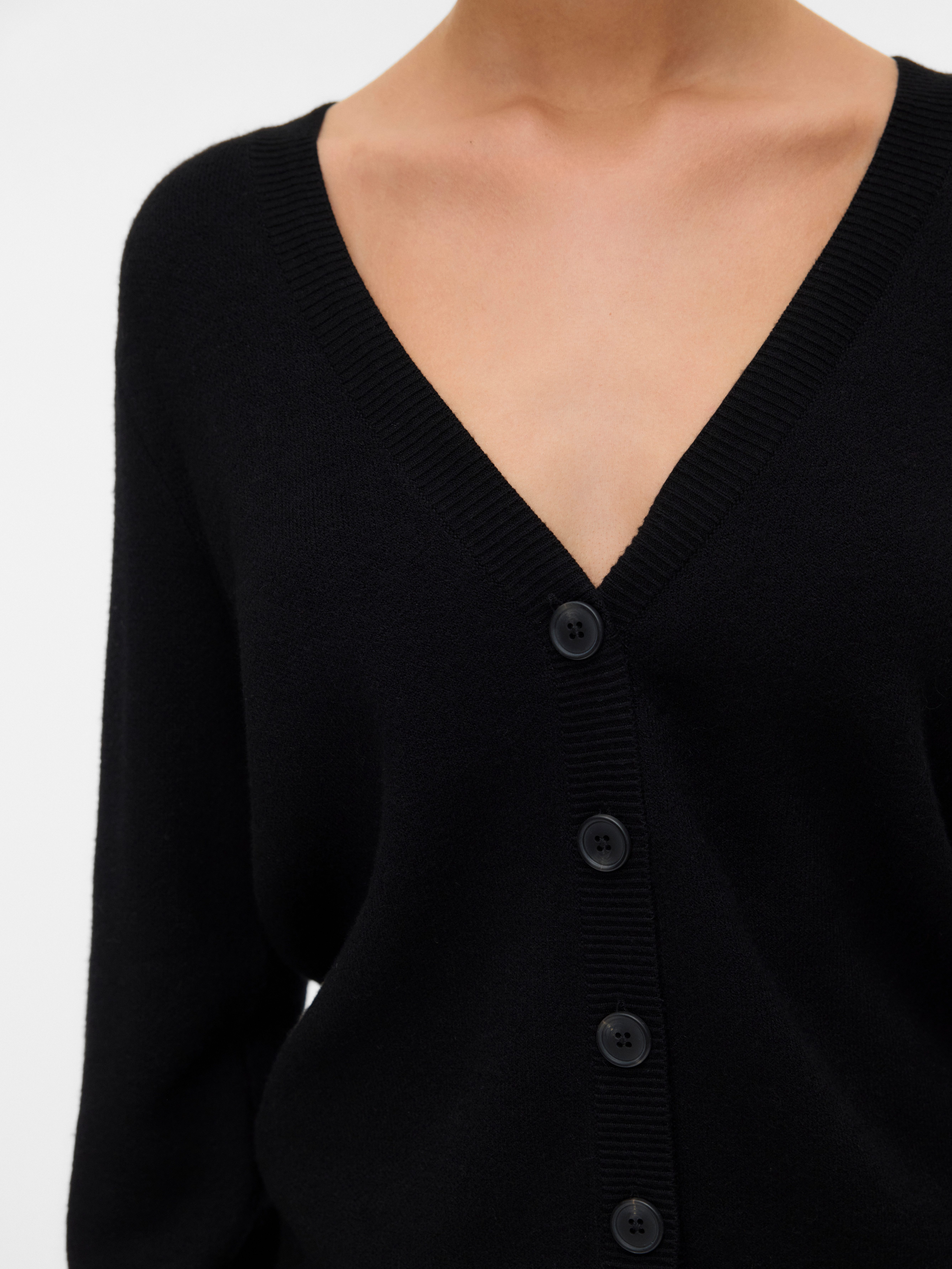 Vero Moda Vest VMNANCY LS V-NECK CARDIGAN BOO
