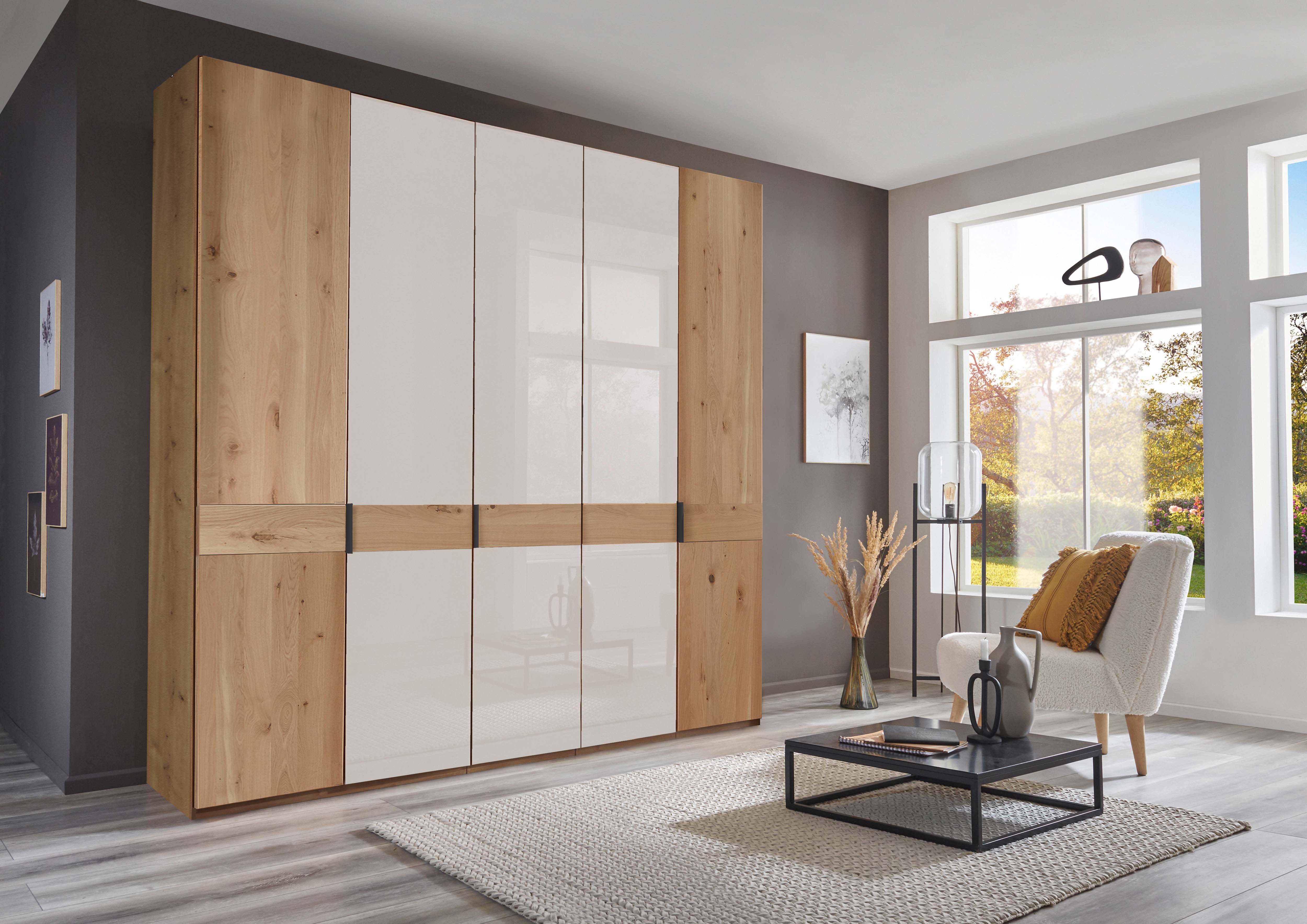 WIEMANN Draaideurkast Cardiff incl. deurdemper kledingkasten bruin