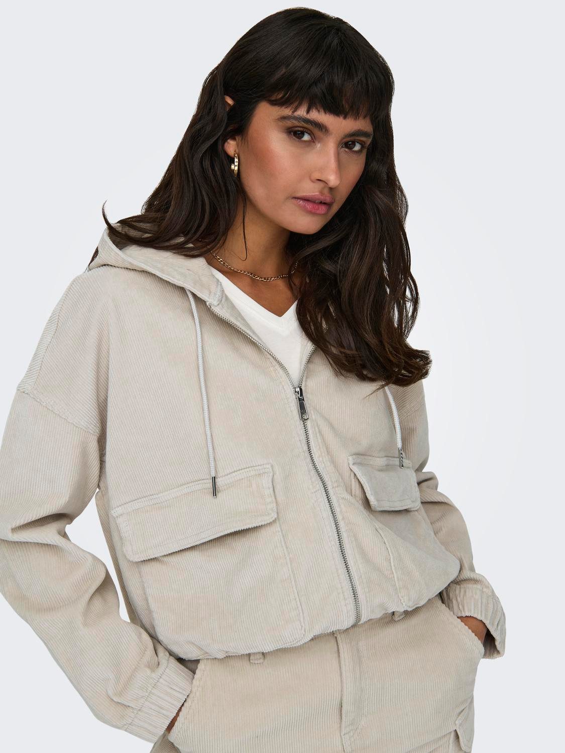 Only Cordjasje ONLKENZIE L/S CORD JACKET PNT NOOS