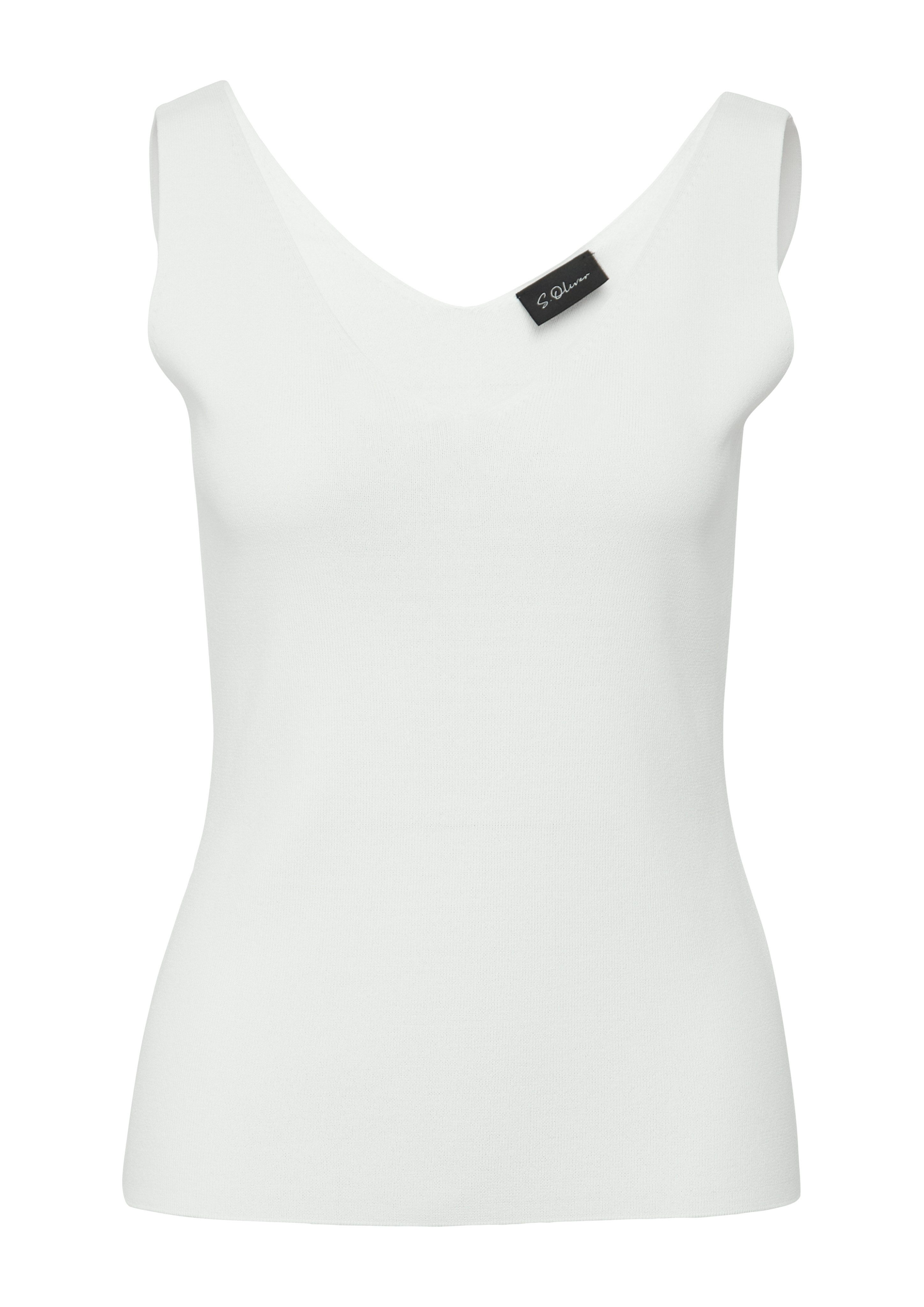 s.Oliver BLACK LABEL Gebreide top in slim fit
