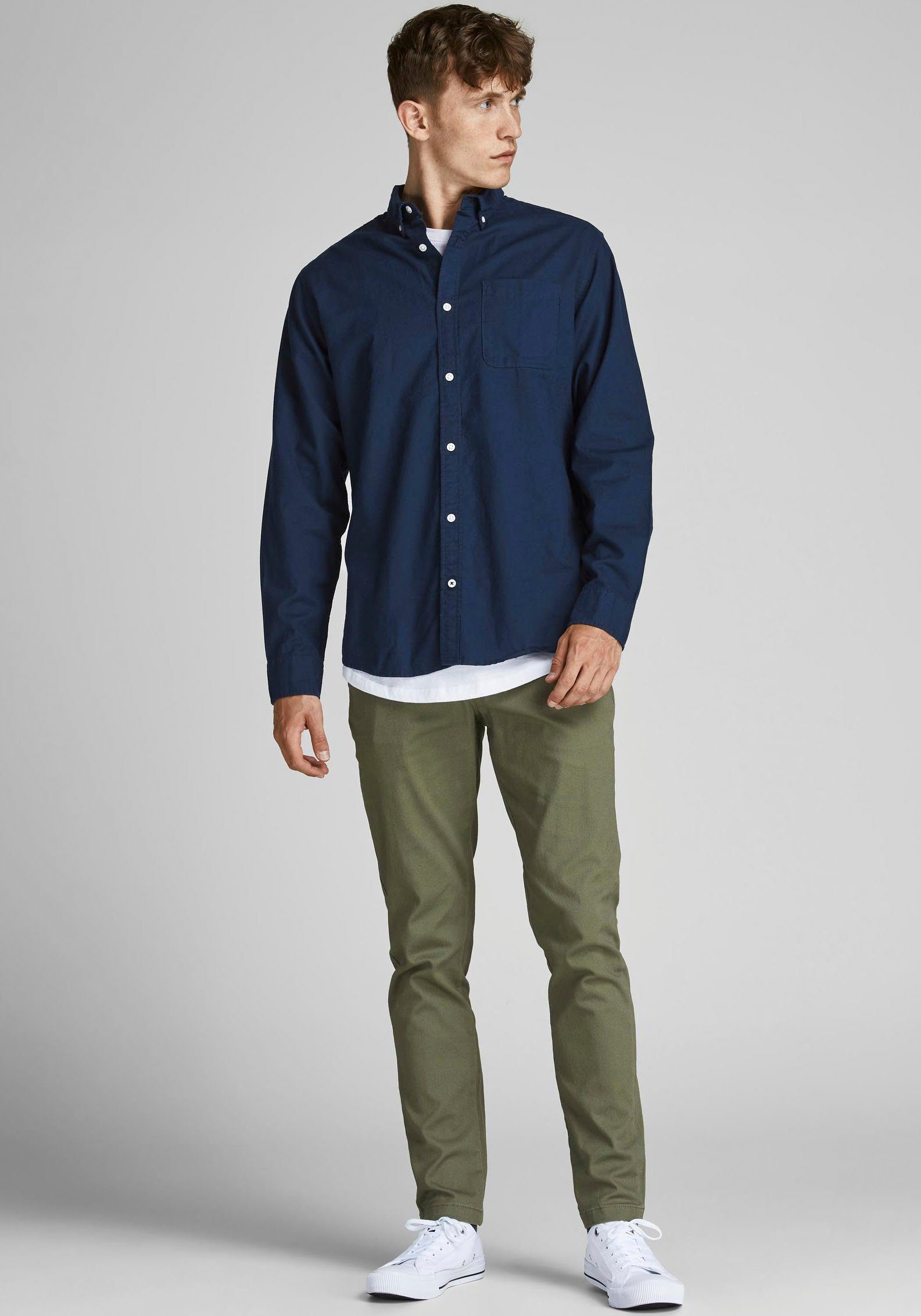 Jack & Jones Overhemd met lange mouwen OXFORD SHIRT