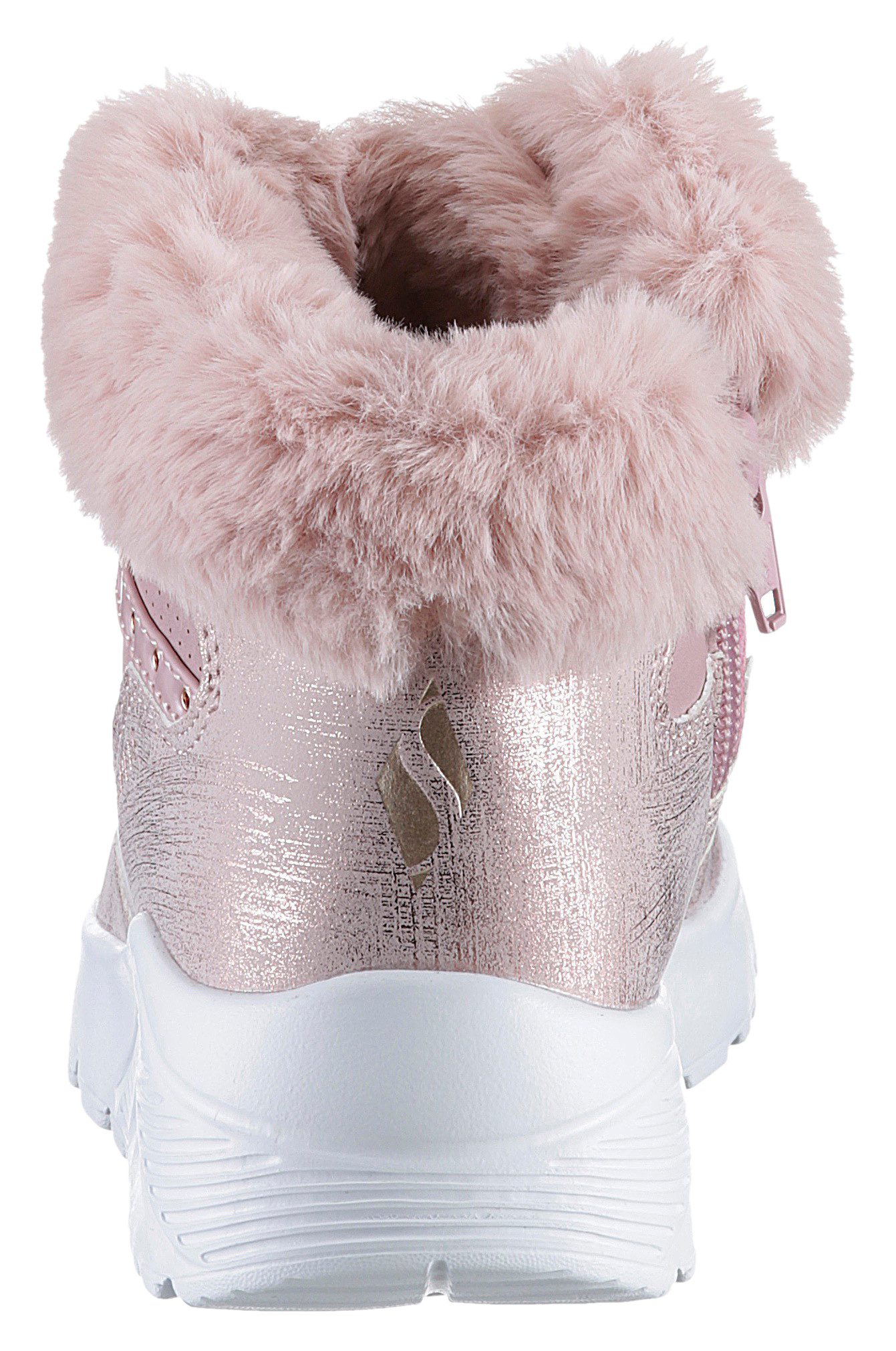 Skechers Sneakers Uno Lite - Comfurt Collar , veterschoenen, winterlaarzen, high top sneaker met verwarmende voering